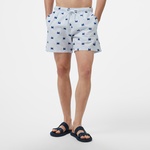 Nautica Erkek Lacivert Regular Fit Çizgili Deniz Şortu