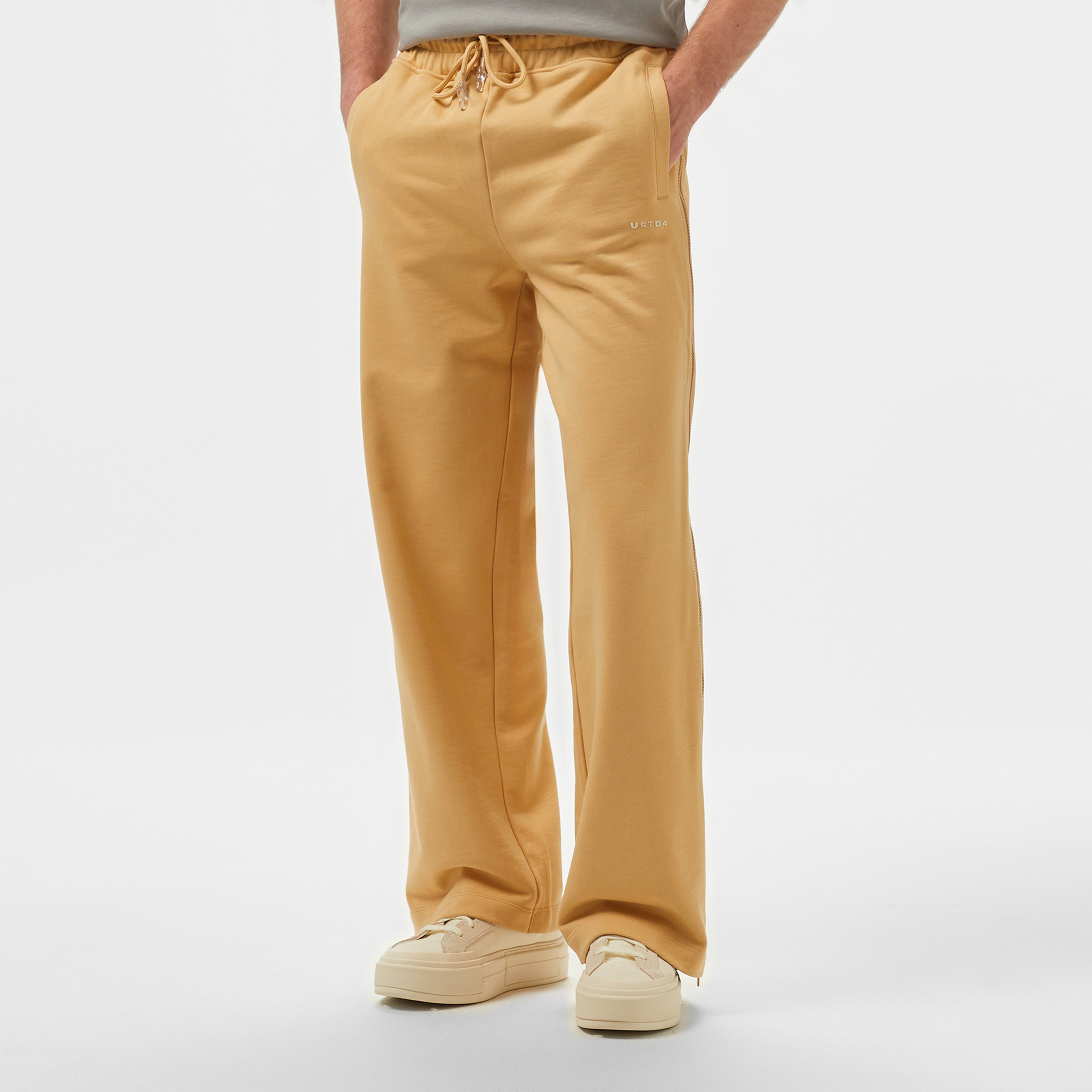 UNITED4 Oversize Kadın Krem Eşofman Altı