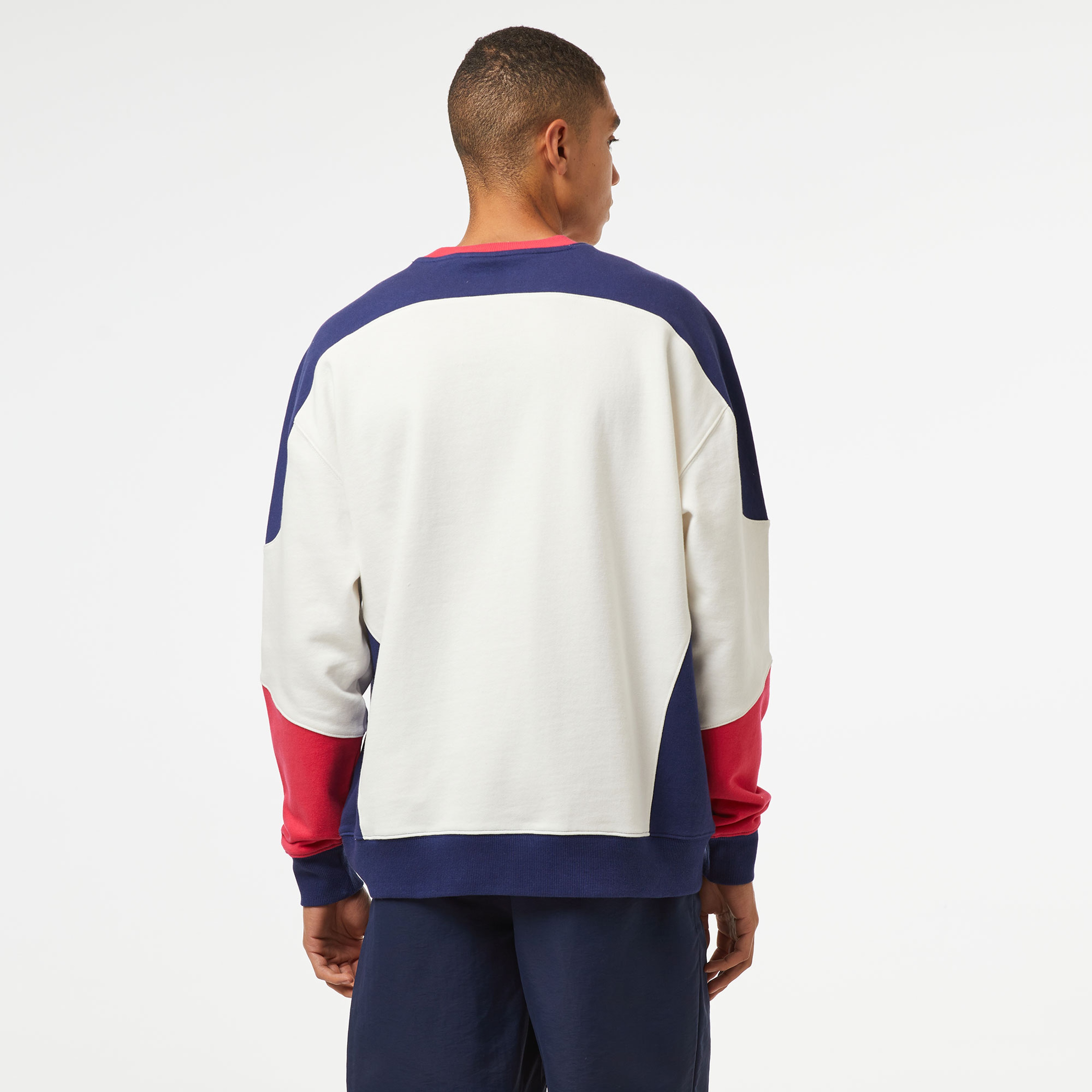 Deus Ex Machina Fixer Crew Erkek Beyaz Sweatshirt