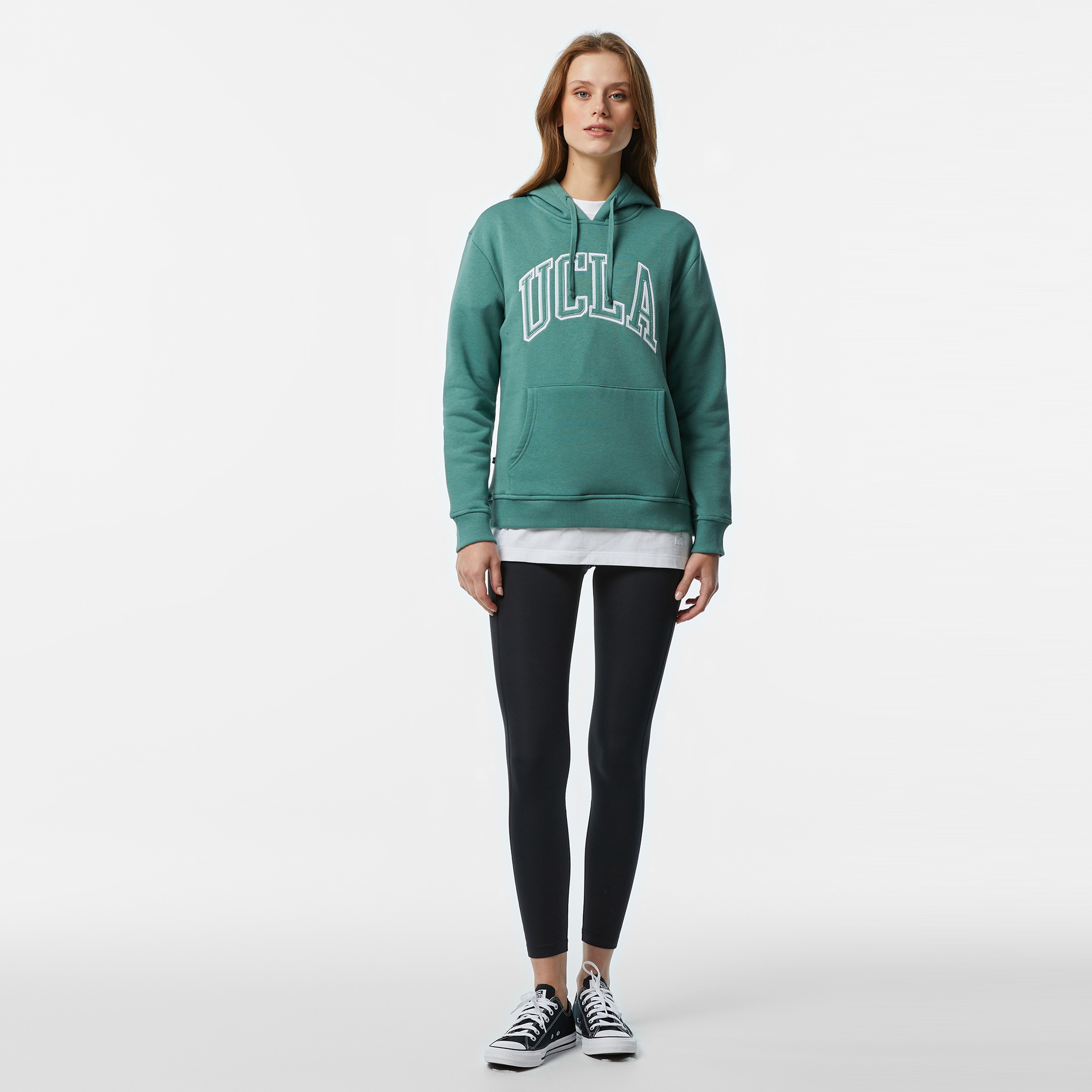 Ucla Riley Unisex Yeşil Sweatshirt
