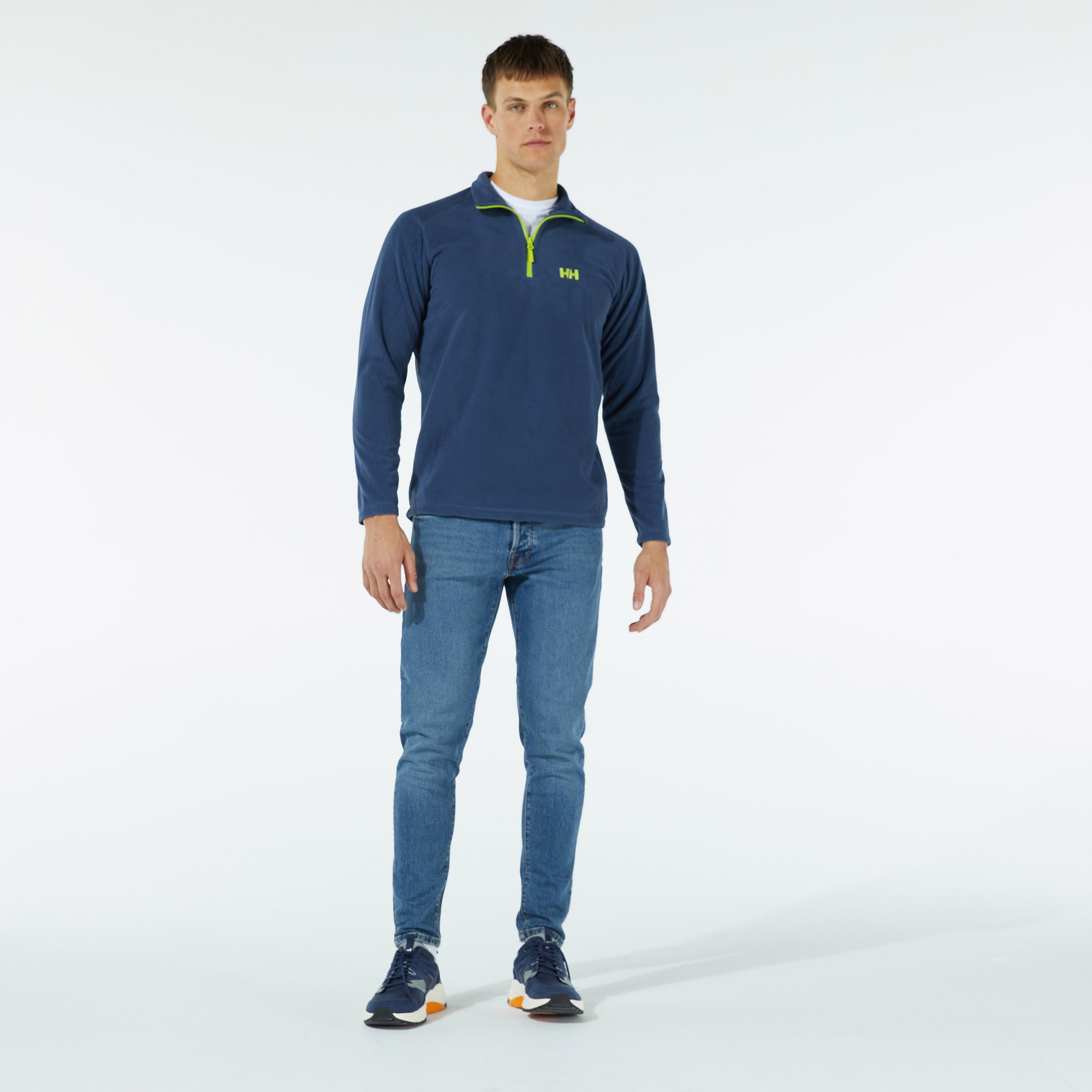 Helly Hansen HH Mount Fleece Erkek Mavi Polar Sweatshirt