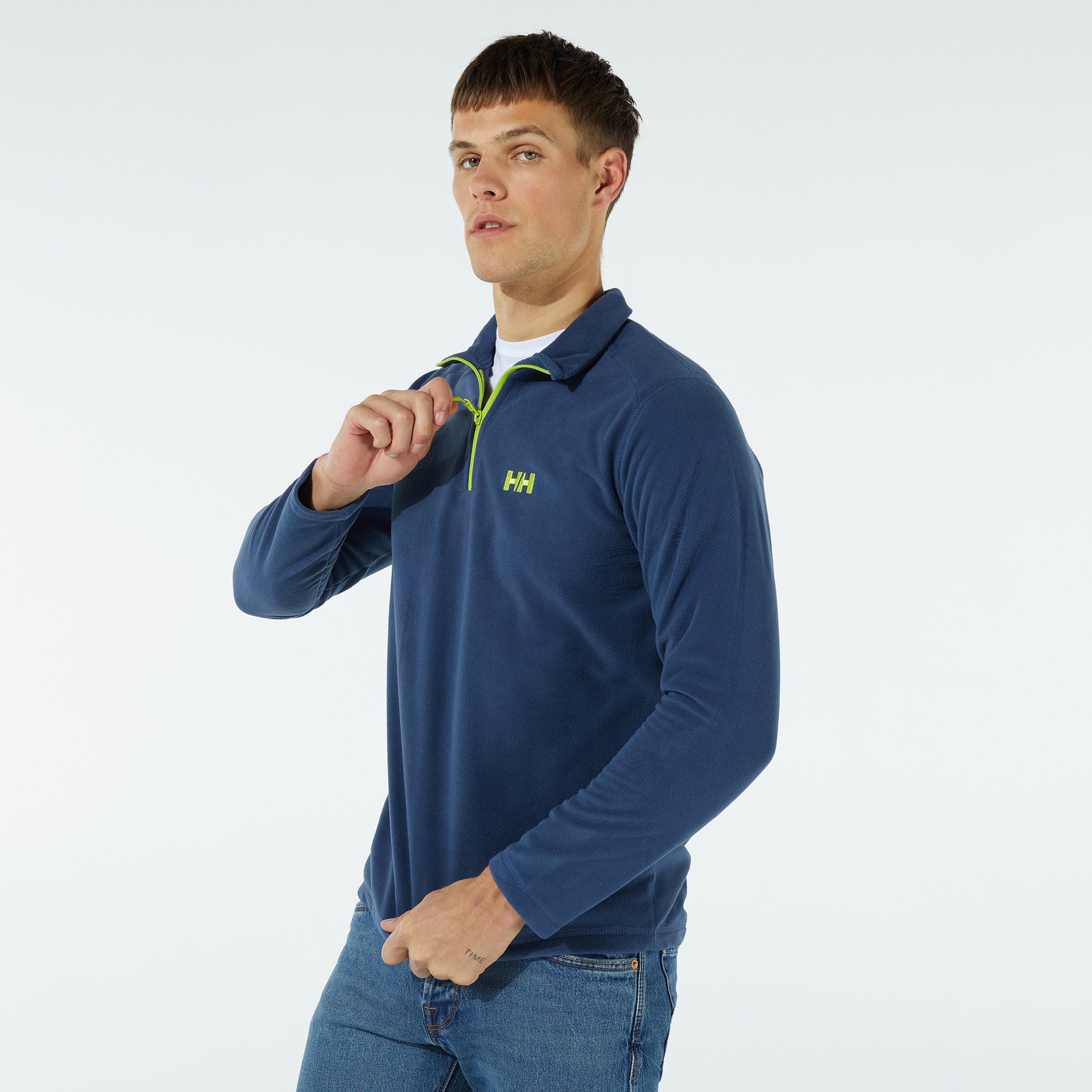 Helly Hansen HH Mount Fleece Erkek Mavi Polar Sweatshirt