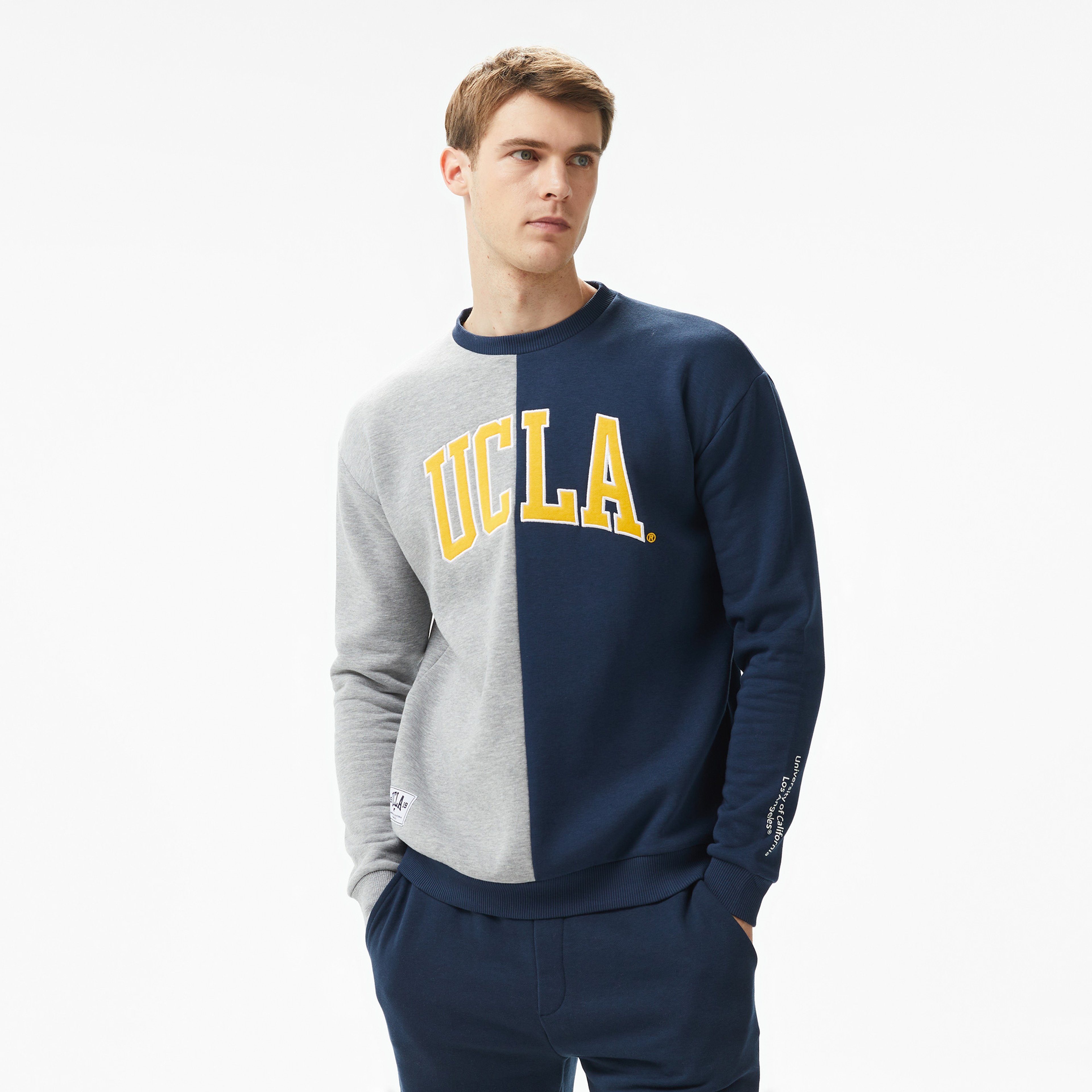 Ucla Reddley Unisex Krem Sweatshirt