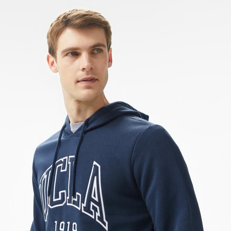 Ucla Jepsen Nakışlı Erkek Lacivert Hoodie