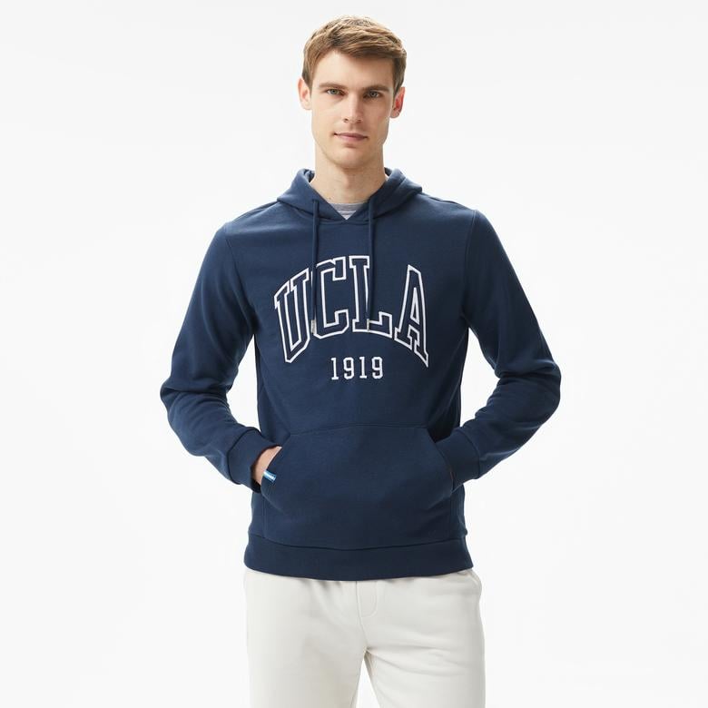 Ucla Jepsen Nakışlı Erkek Lacivert Hoodie