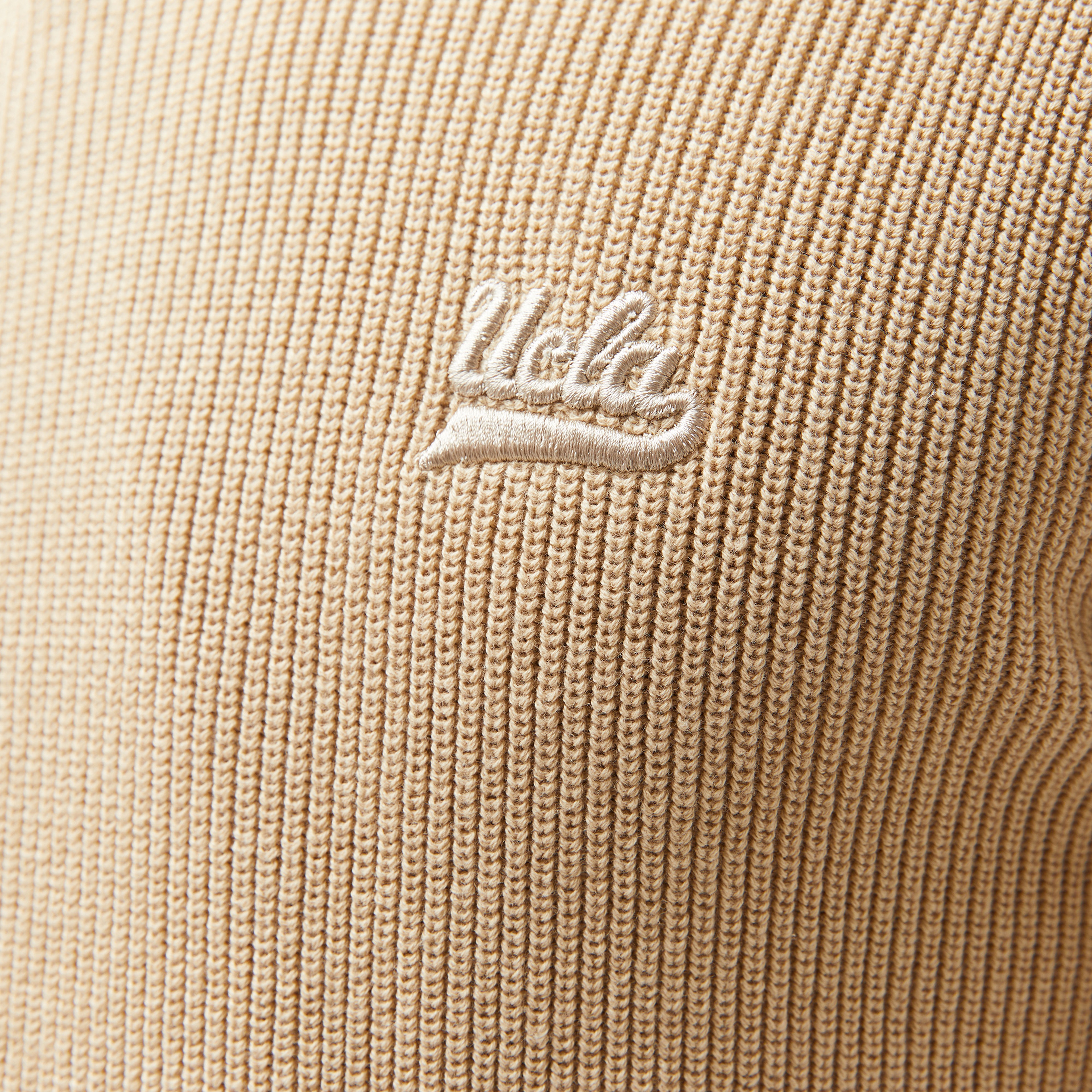 Ucla Emory Nakışlı Erkek Gri Bisiklet Yaka Triko