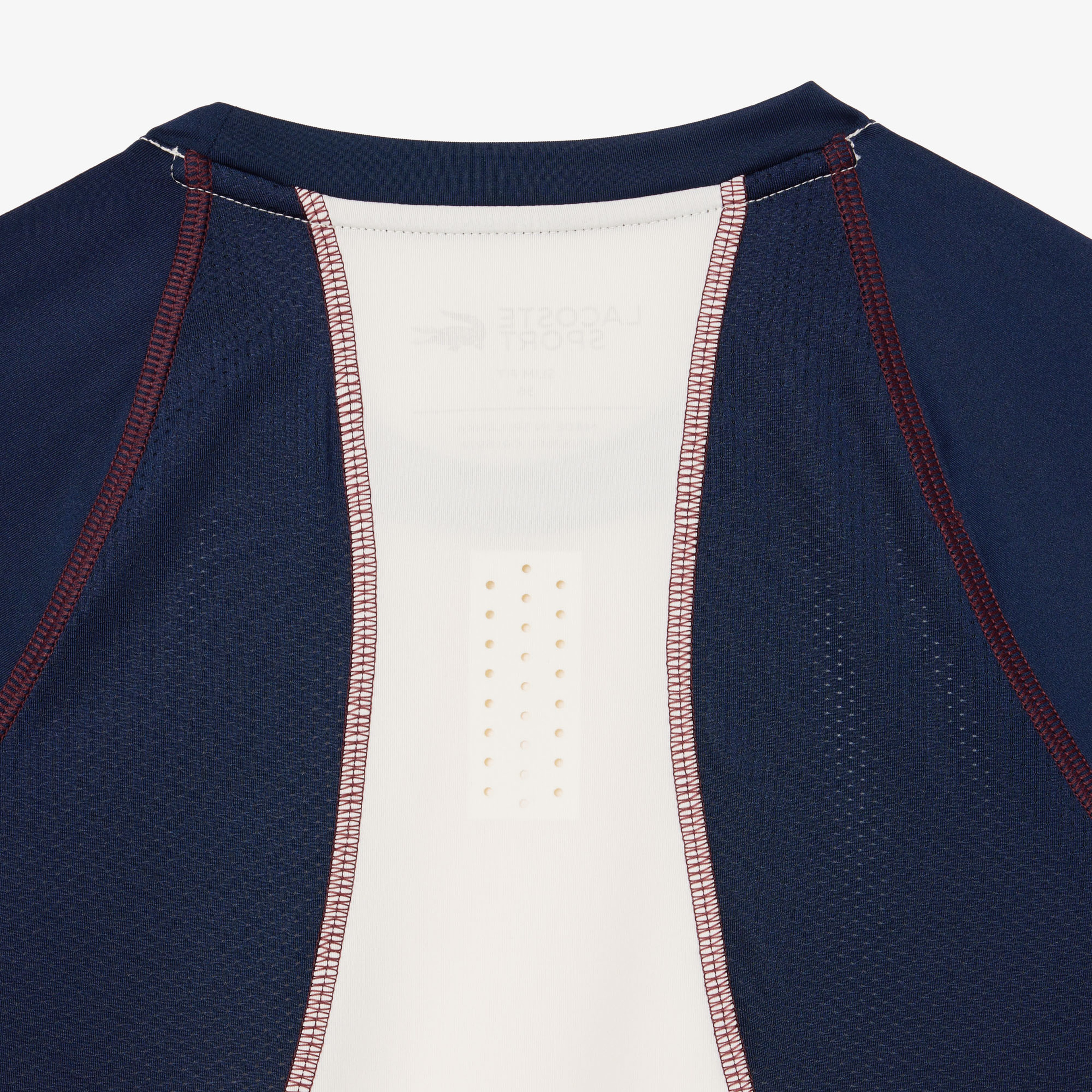 Lacoste Slim Fit Ultra Dry Stretch Sport Kadın Beyaz T-Shirt