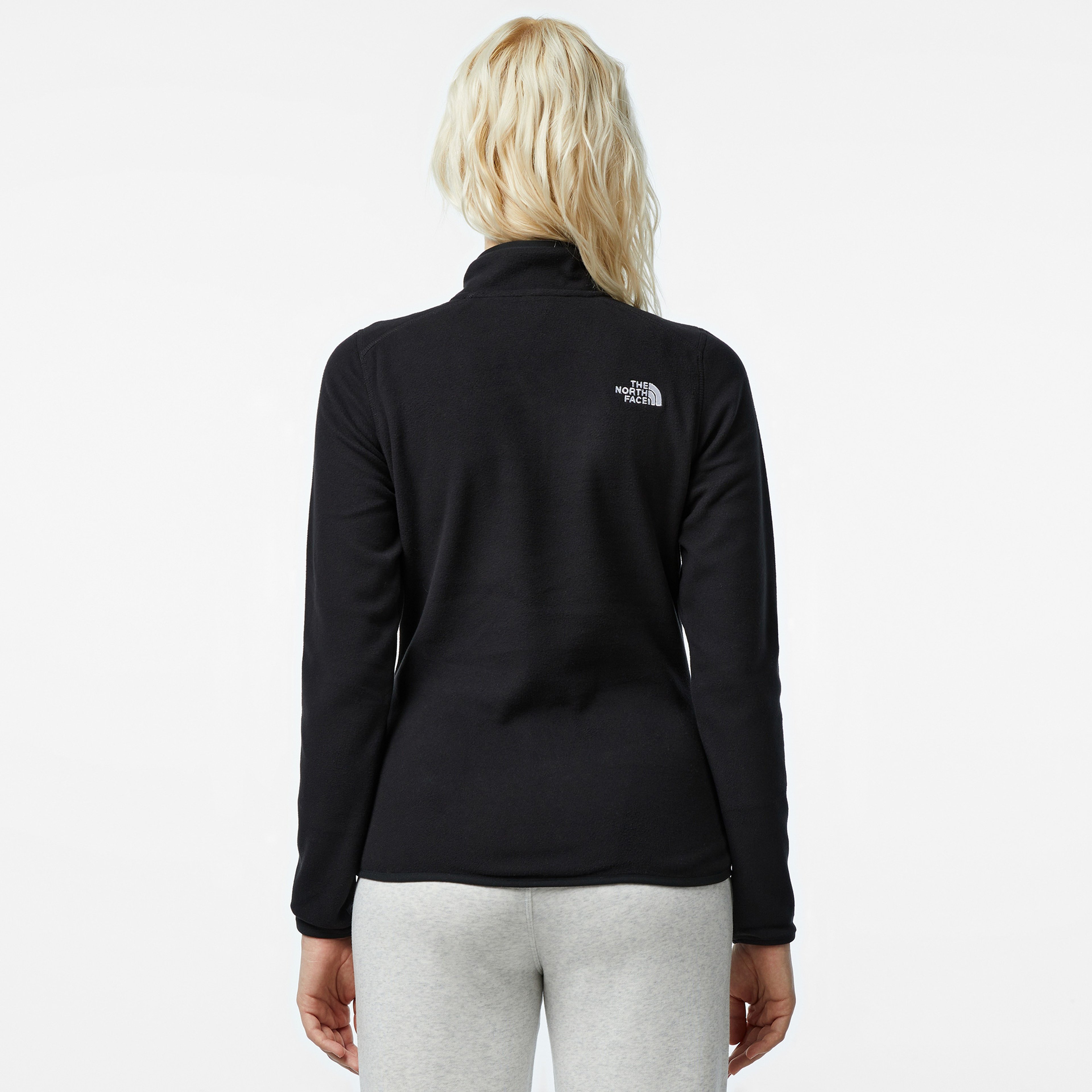 The North Face 100 Glacier 1/4 Zip Kadın Siyah Ceket