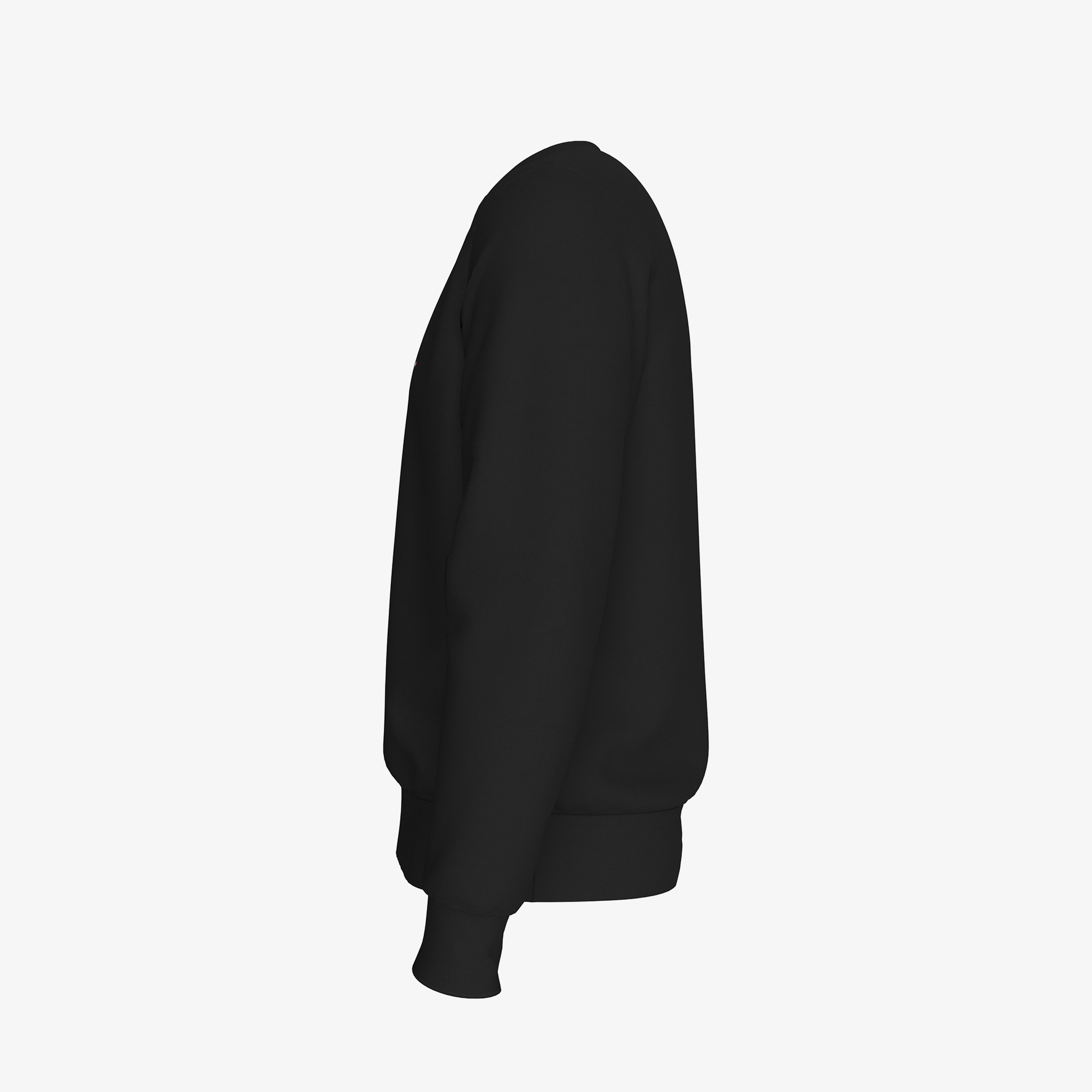 Tommy Hilfiger Essential Terry Crewneck Erkek Siyah Sweatshirt