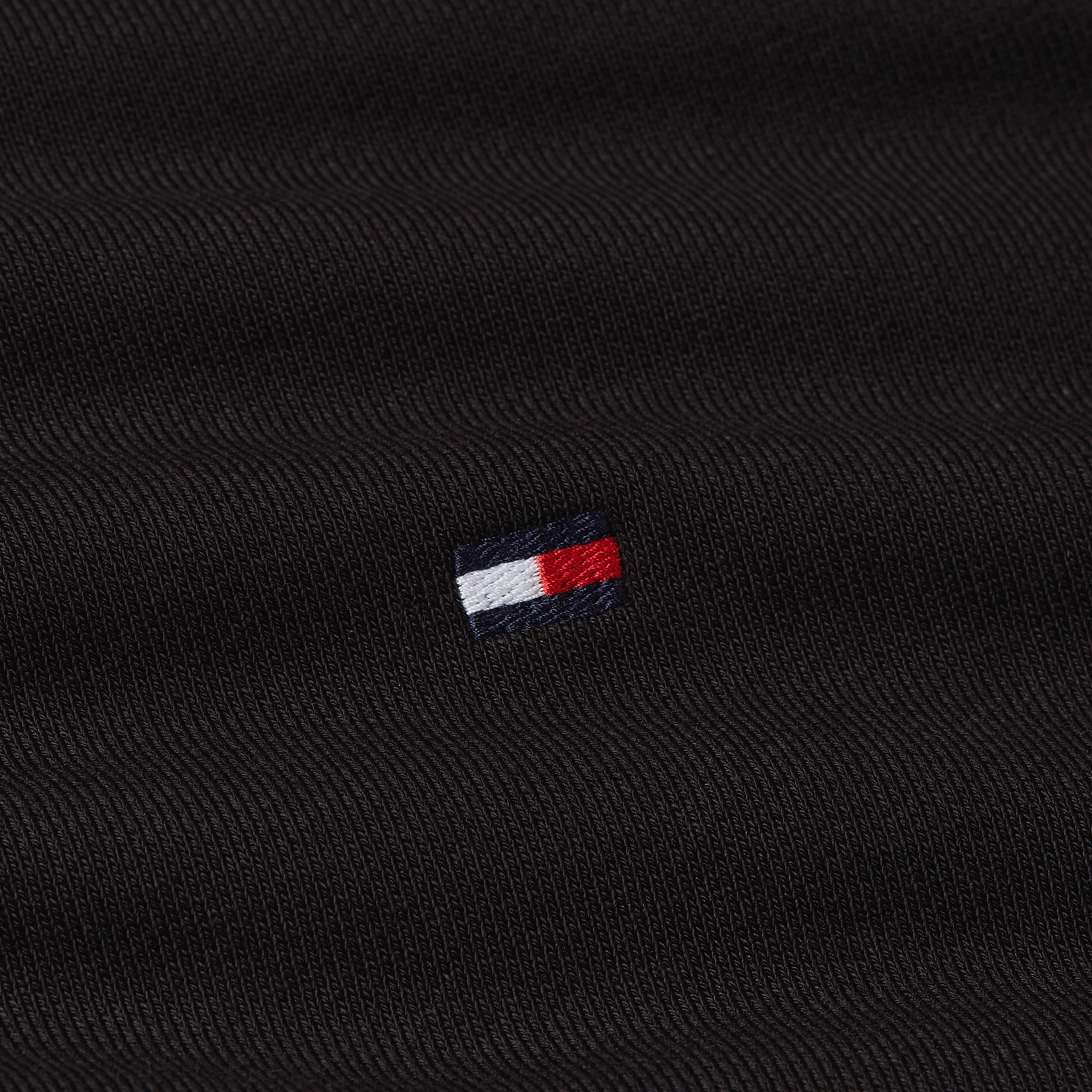 Tommy Hilfiger Essential Terry Crewneck Erkek Siyah Sweatshirt