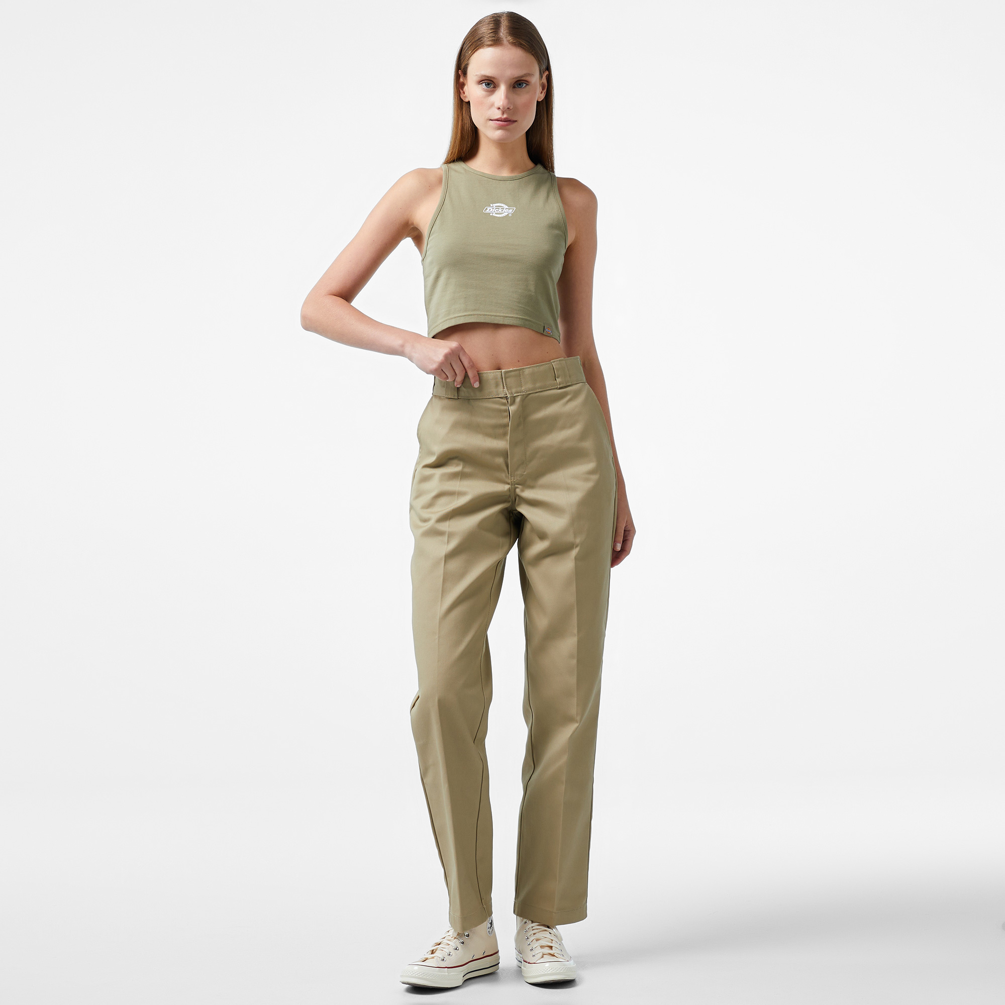 Dickies Powers Kadın Yeşil T-Shirt