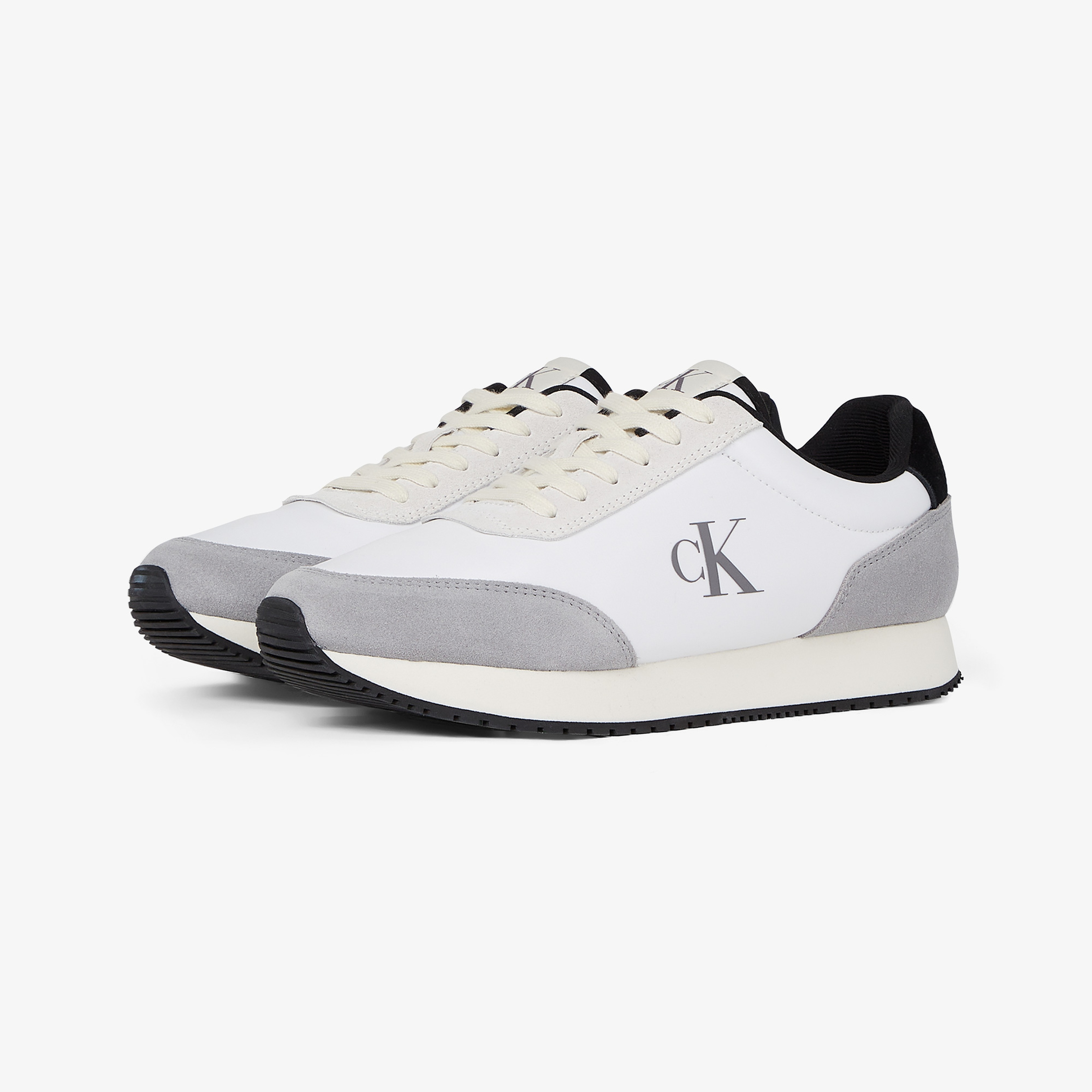 Calvin Klein Retro Runner İconic Snk Erkek Beyaz Sneaker