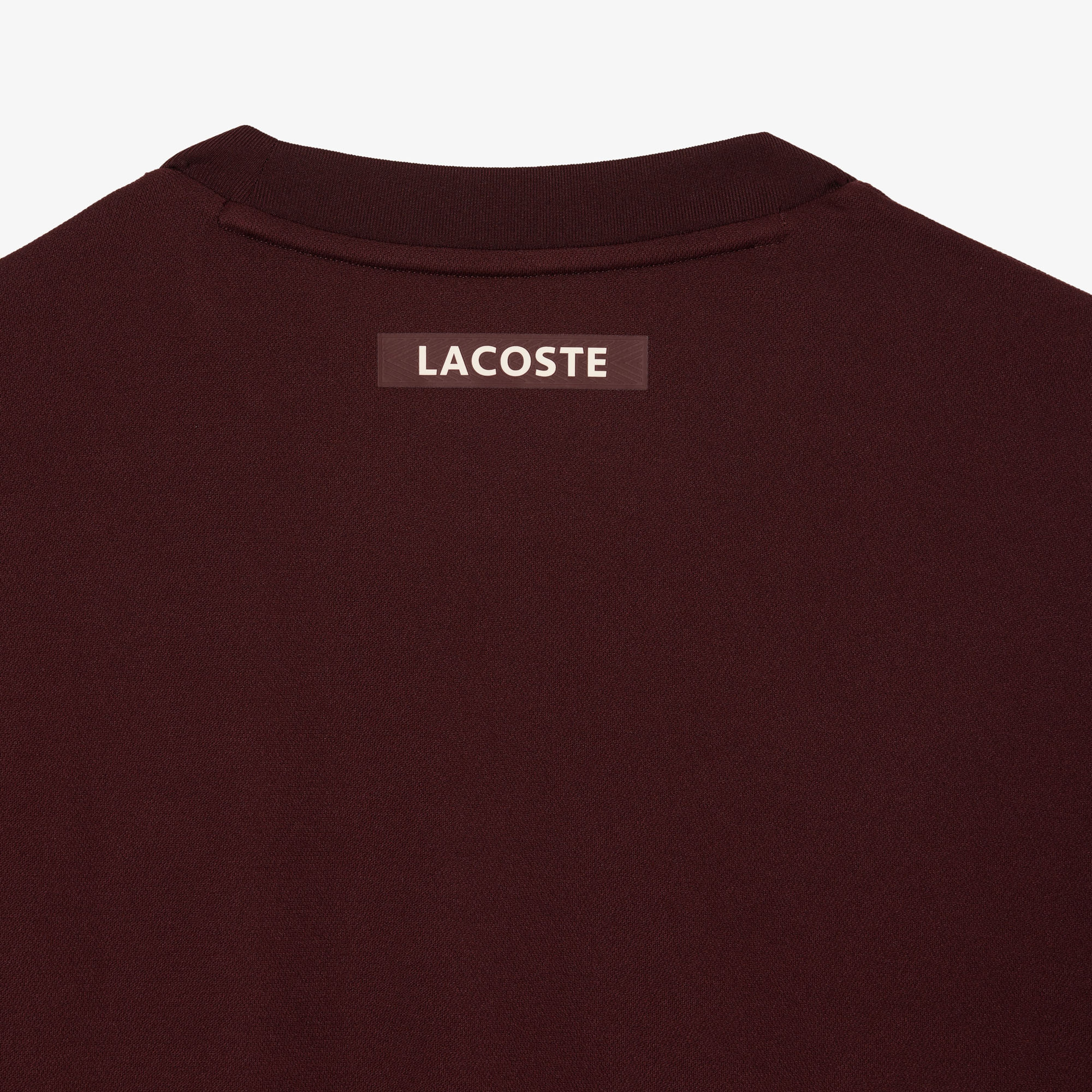 Lacoste Ultra-Dry Pique Tennis Erkek Bordo T-Shirt