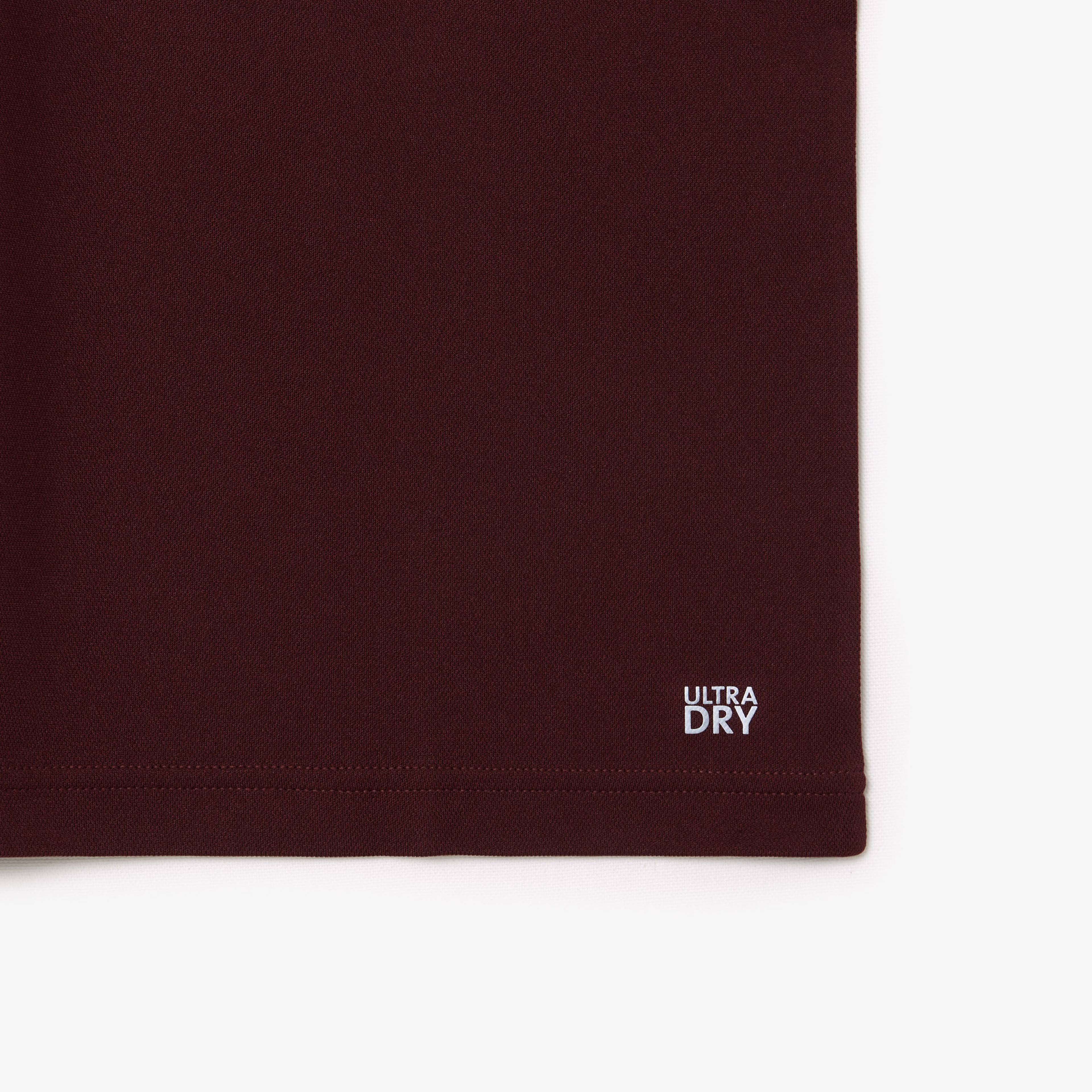 Lacoste Ultra-Dry Pique Tennis Erkek Bordo T-Shirt