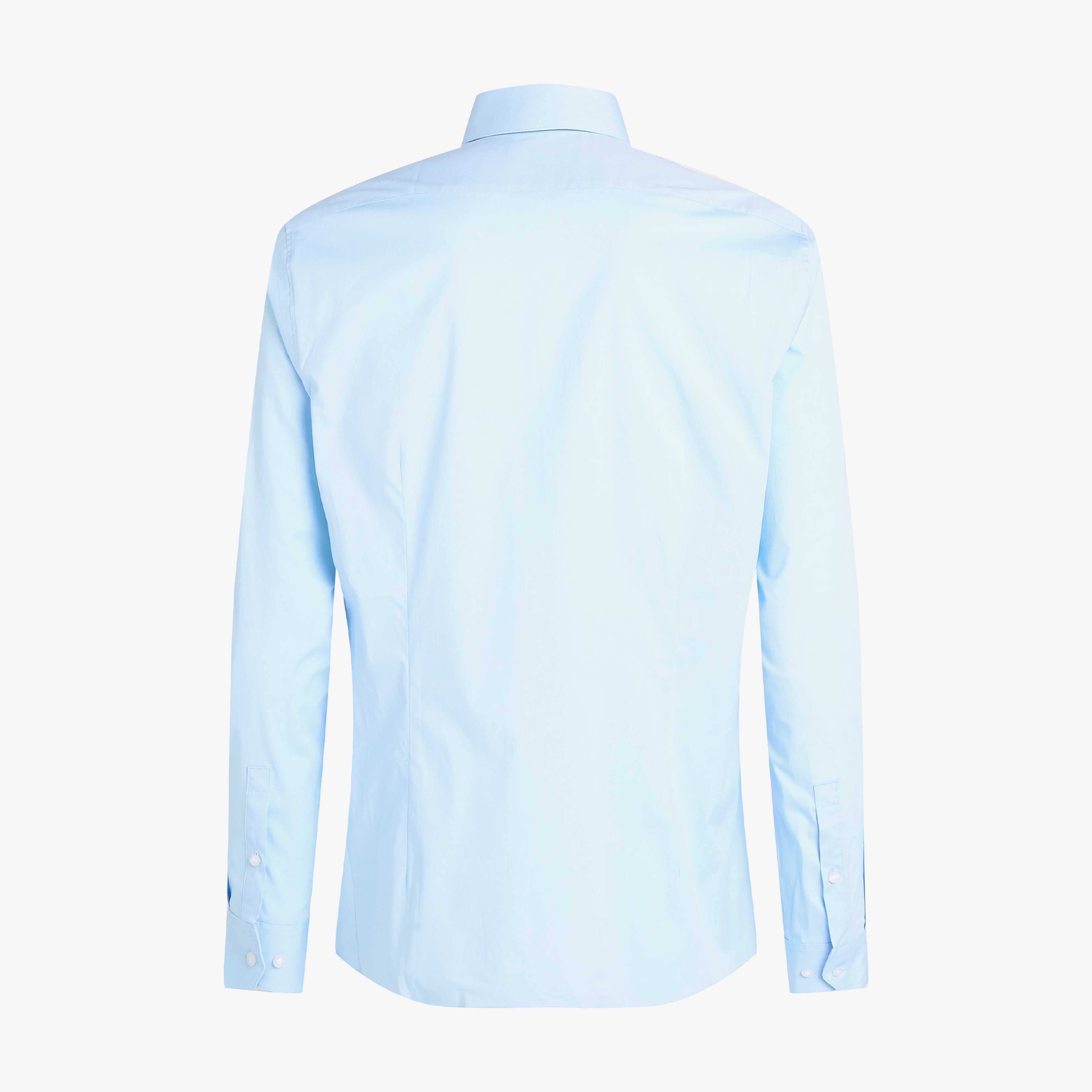 Calvin Klein Poplin Stretch Regular Erkek Mavi Gömlek