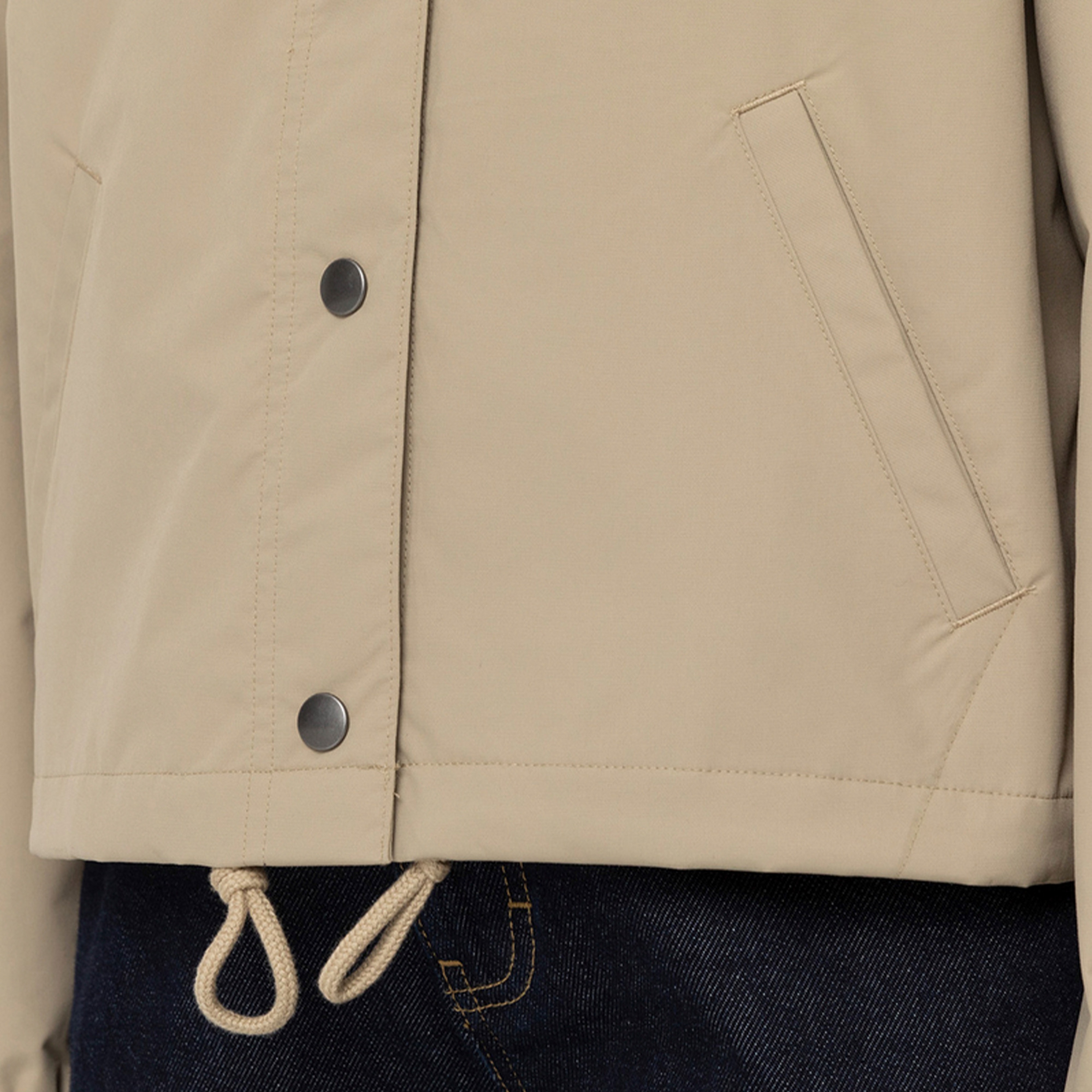 Dickies Oakport Cropped Coach Kadın Haki Ceket