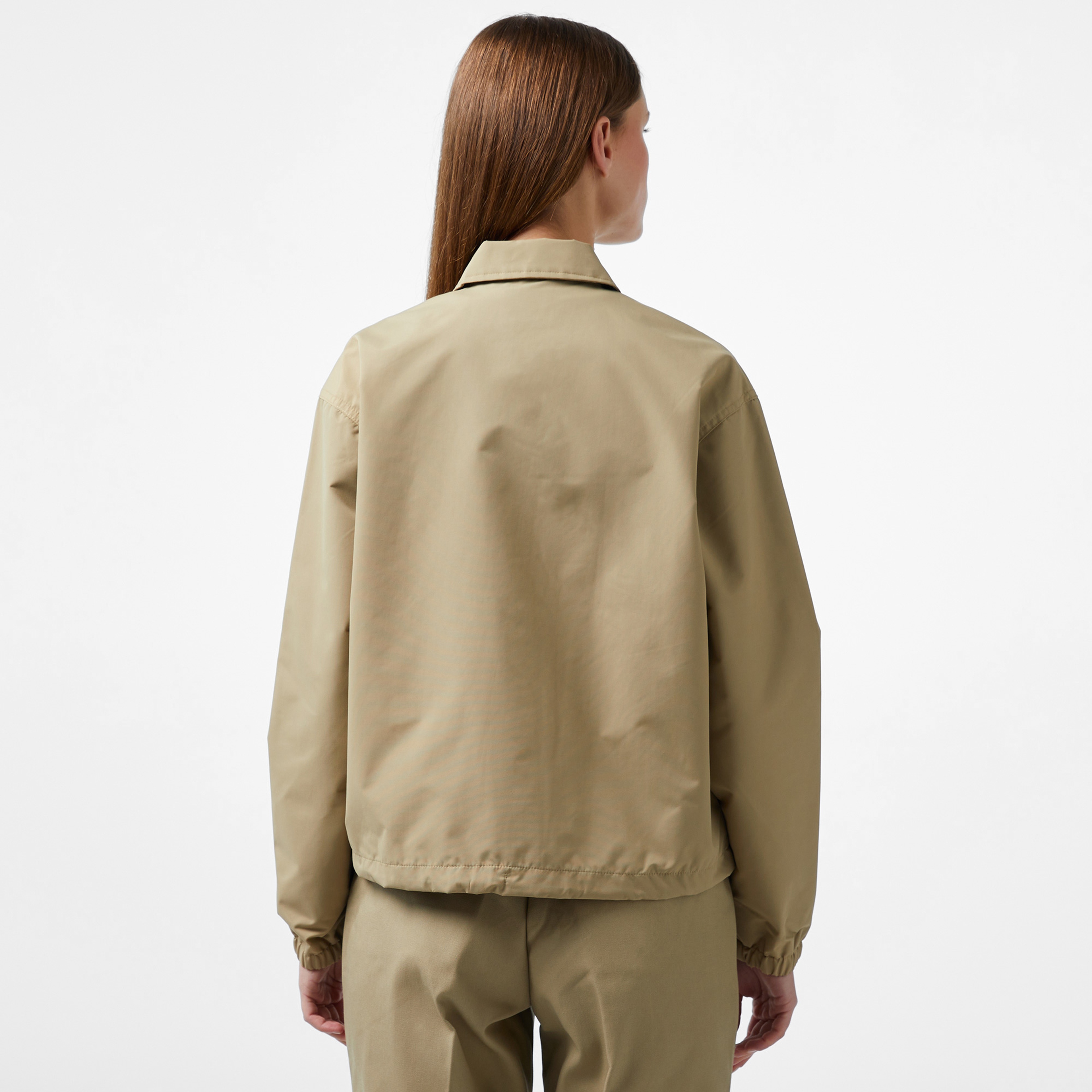 Dickies Oakport Cropped Coach Kadın Haki Ceket