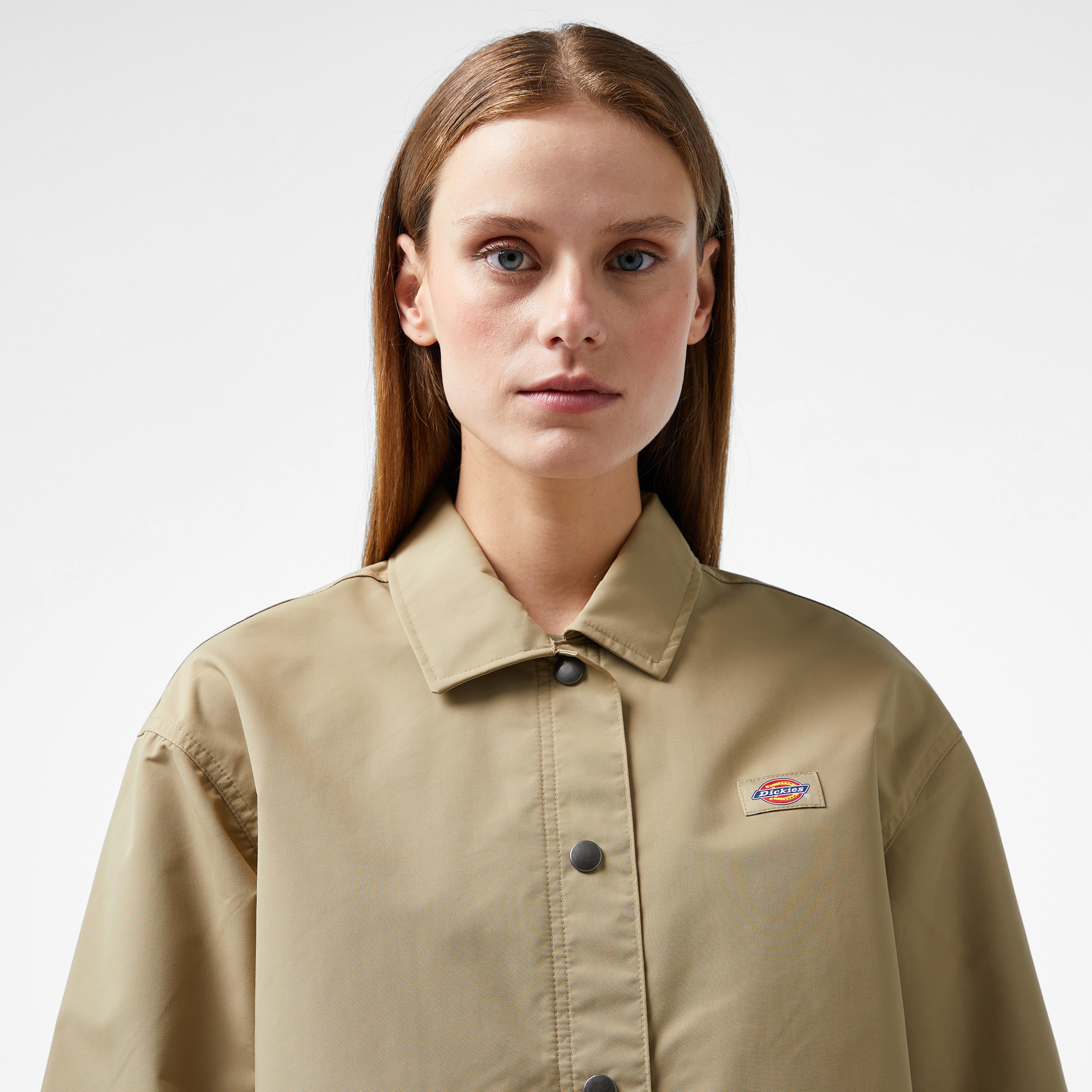 Dickies Oakport Cropped Coach Kadın Haki Ceket