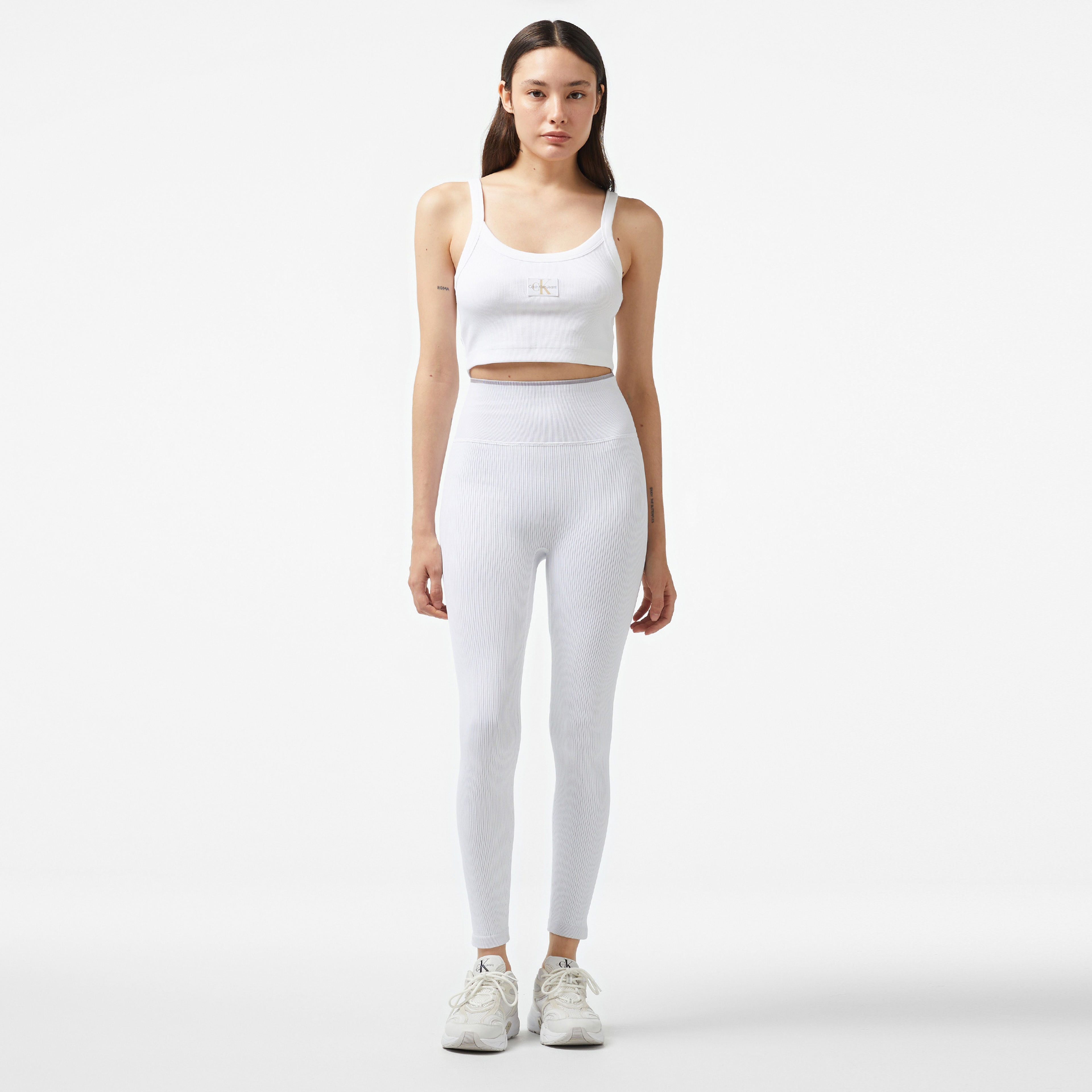 Calvin Klein Jeans Kadın Beyaz Bra