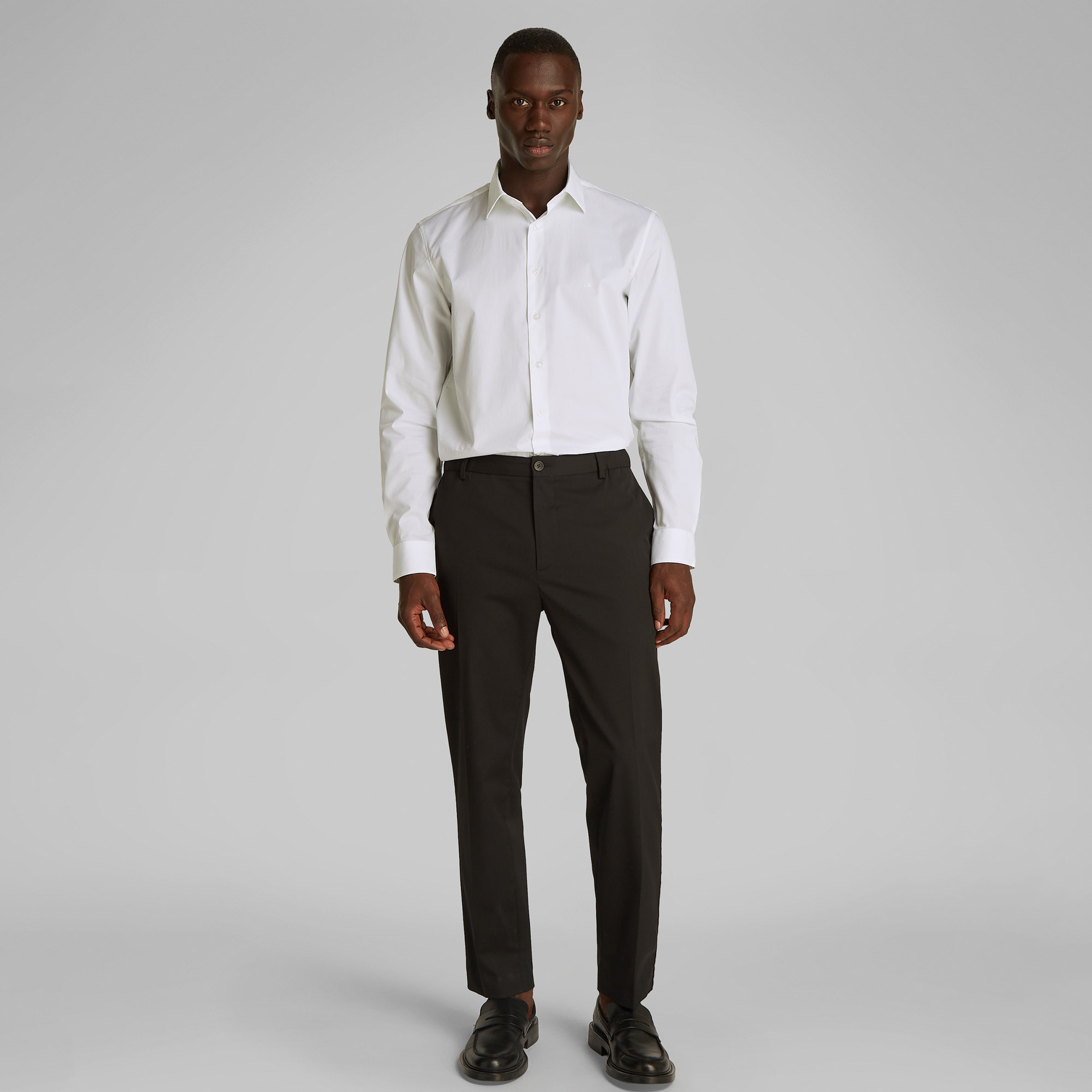 Calvin Klein Erkek Beyaz Gömlek