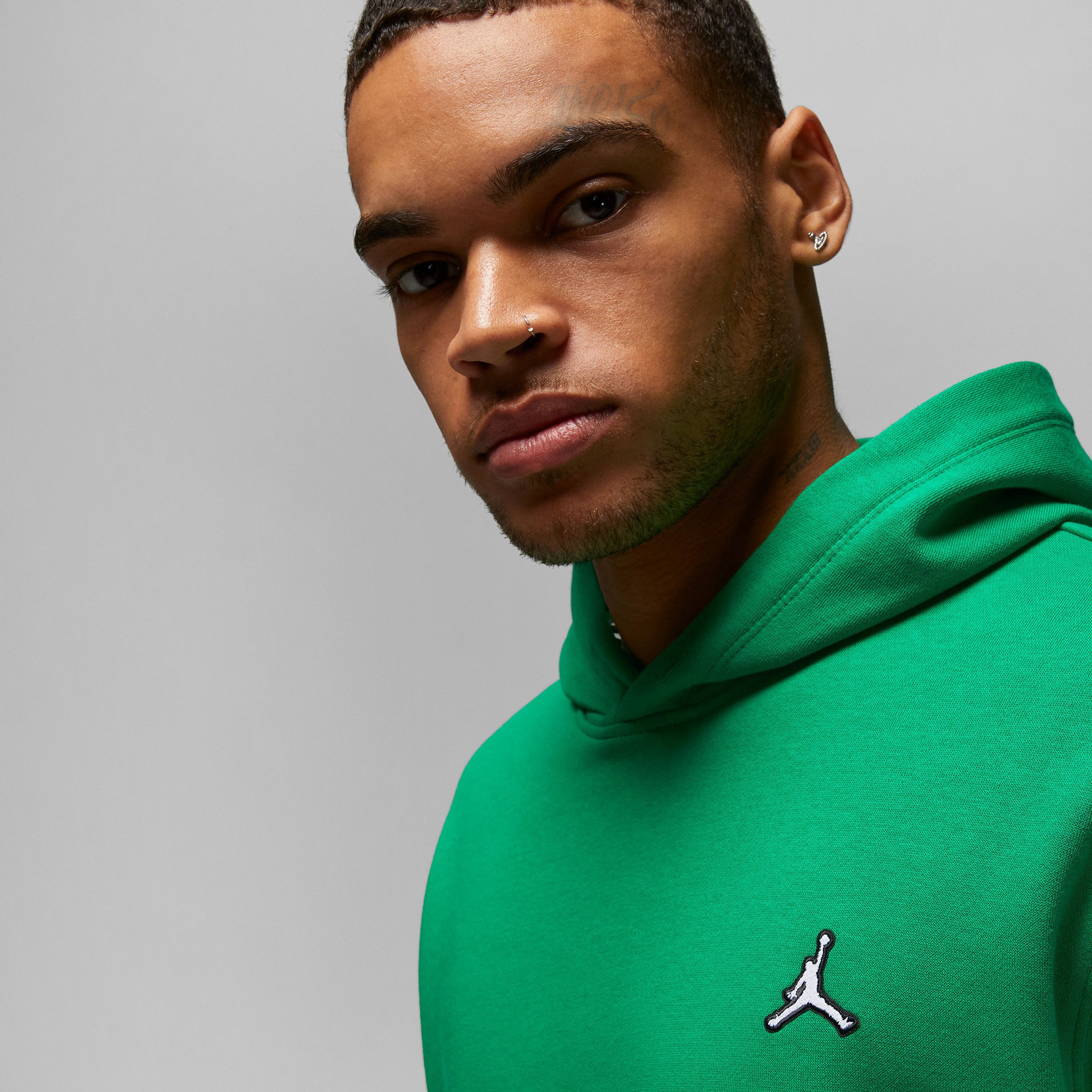 Jordan Brooklyn Fleece Pullover Erkek Yeşil Sweatshirt