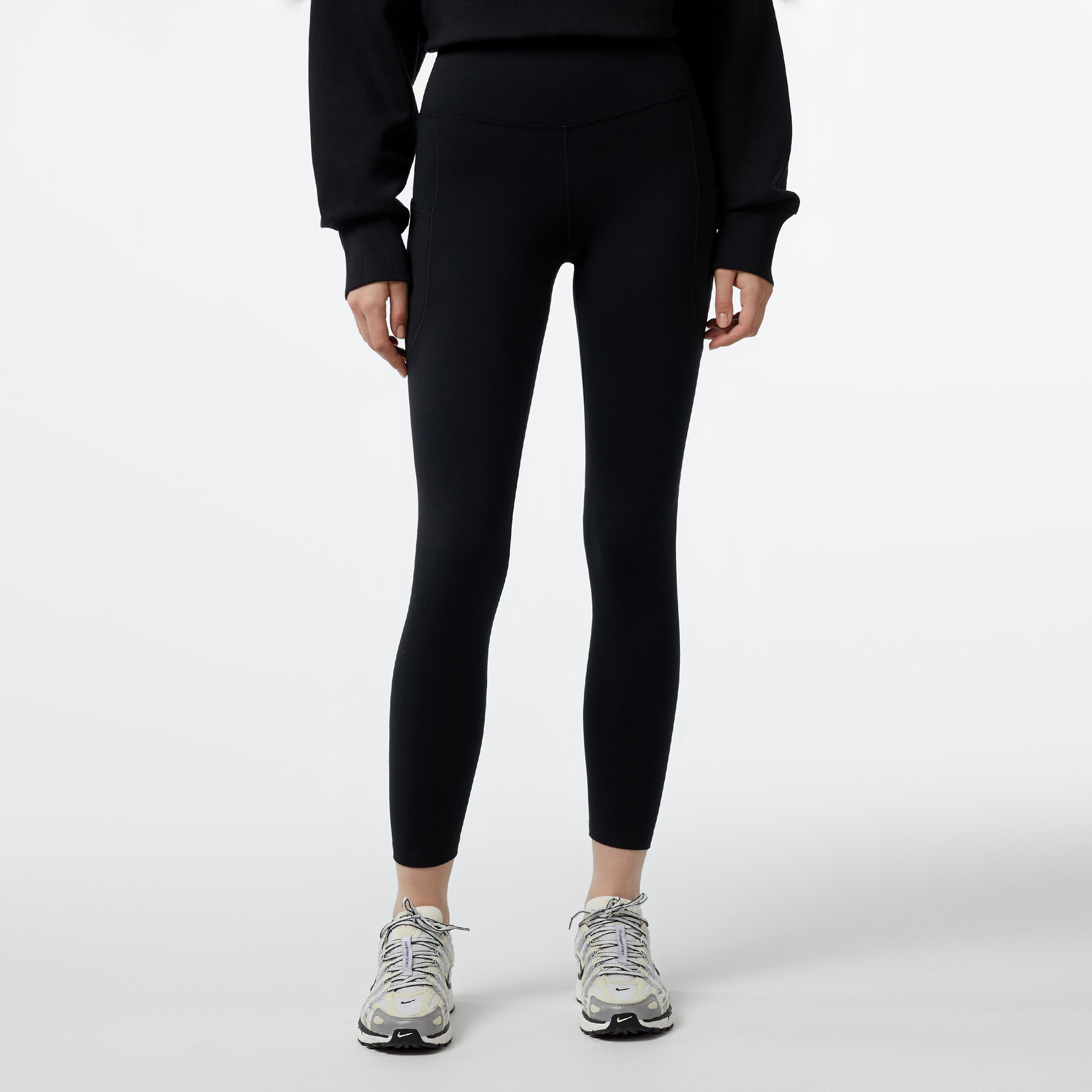 Nike Dri-Fit One High Rise 7/8 Kadın Siyah Tayt