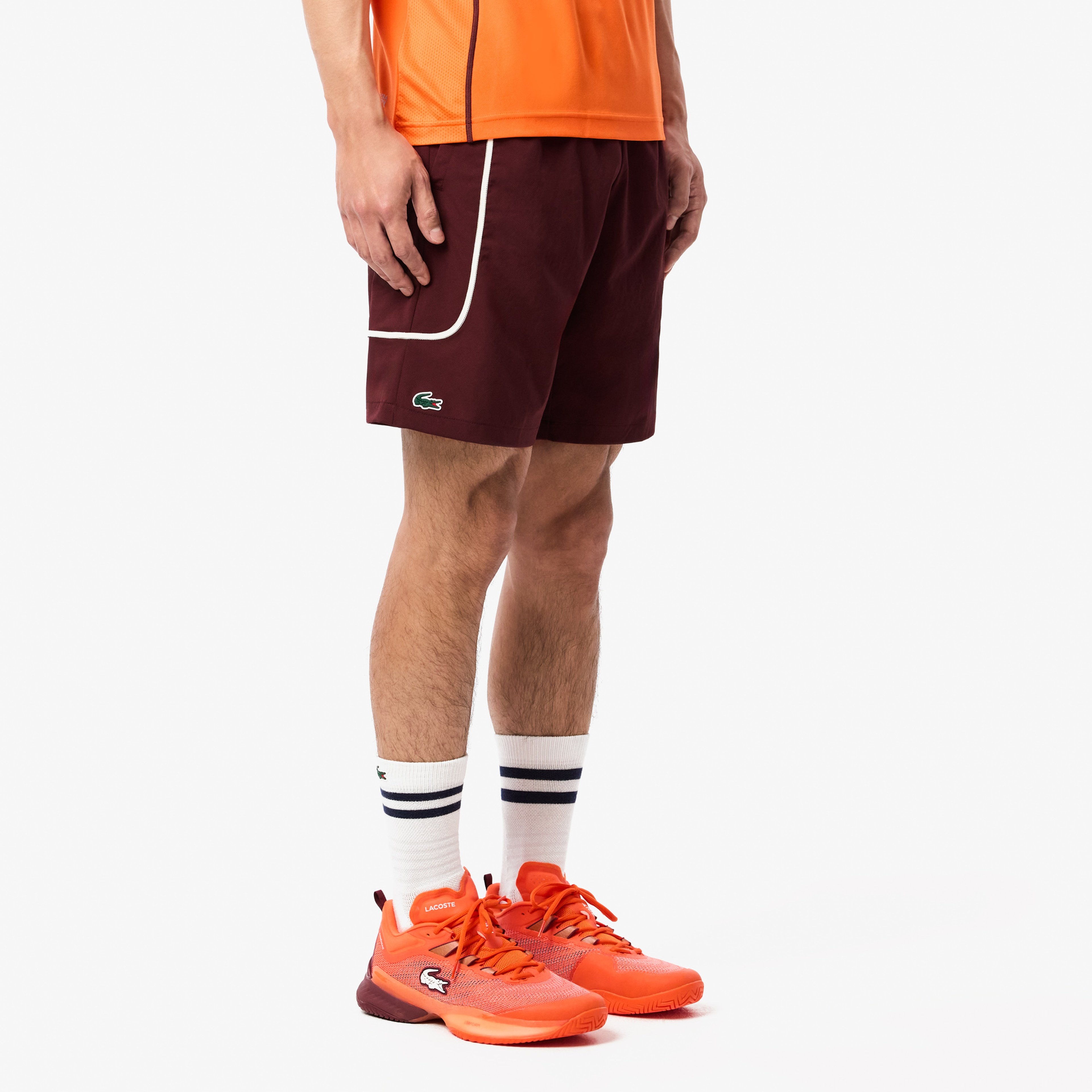 Lacoste Lightweight Erkek Bordo Tenis Şortu