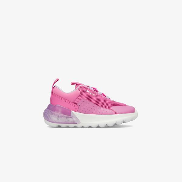 Geox Activart Illuminus Bebek Pembe Spor Ayakkabı