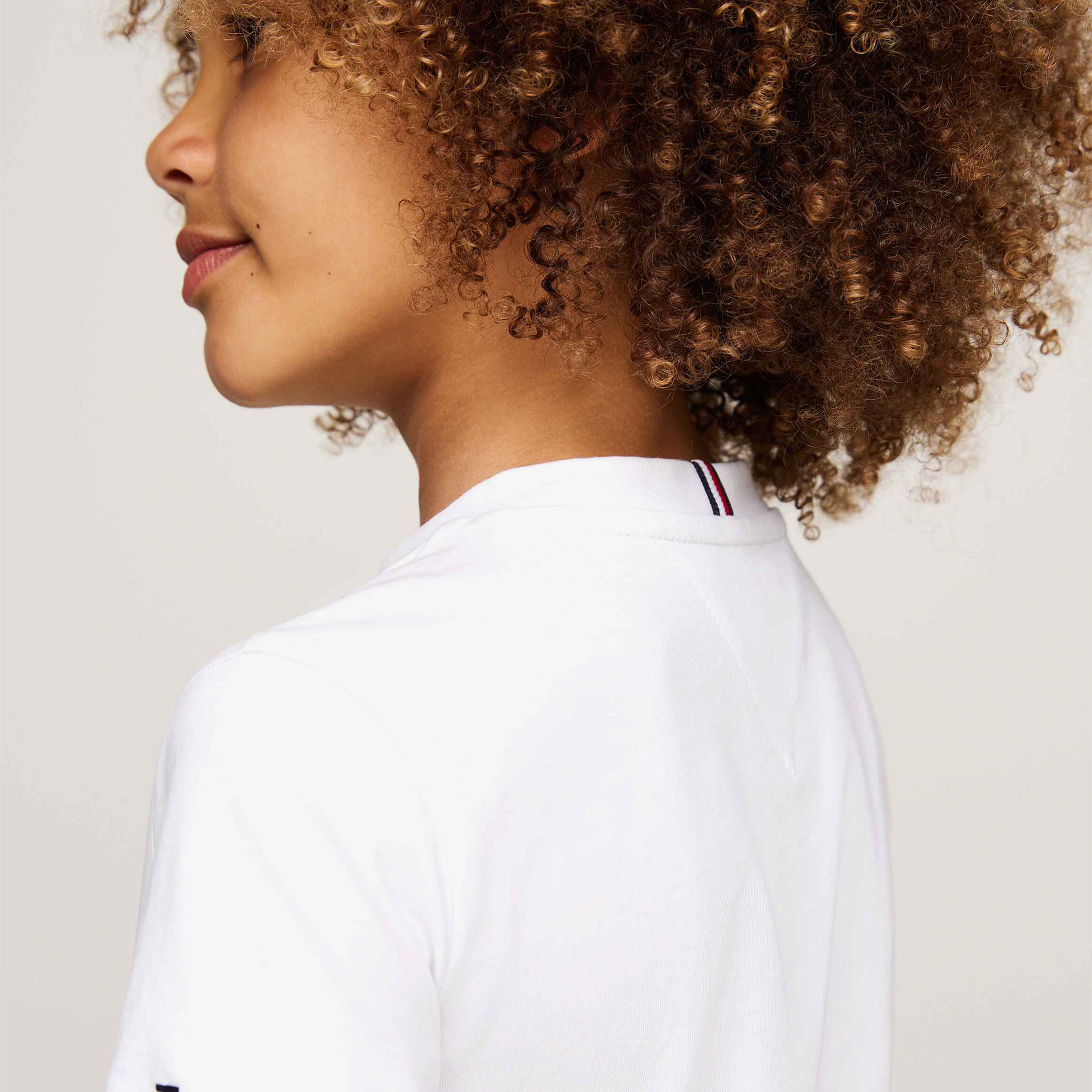 Tommy Hilfiger Print Regular Çocuk Beyaz T-Shirt