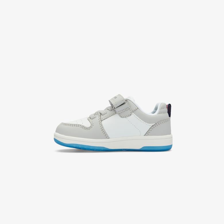 Tommy Hilfiger Low Cut Lace-Up/Velcro Bebek Gri Sneaker