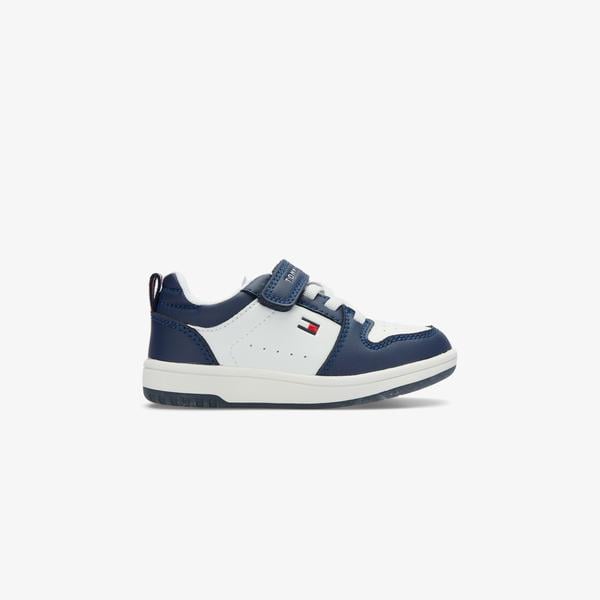 Tommy Hilfiger Low Cut Lace-Up/Velcro Bebek Lacivert Sneaker