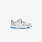 Tommy Hilfiger Low Cut Lace-Up/Velcro Bebek Gri Sneaker