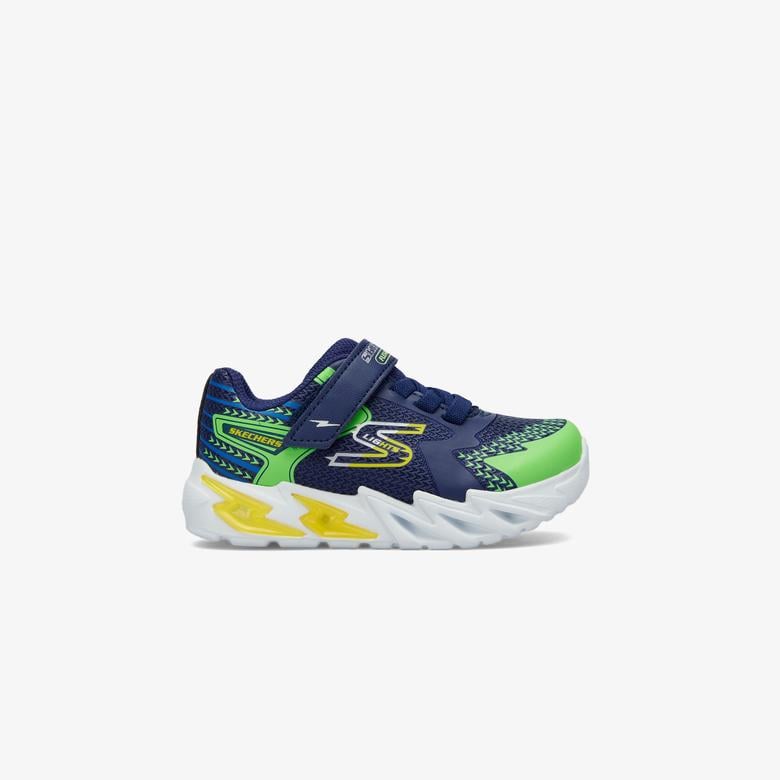 Skechers Flex-Glow Bolt Bebek Lacivert/Çoklu Spor Ayakkabı