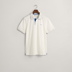 GANT Erkek Beyaz Regular Fit Polo