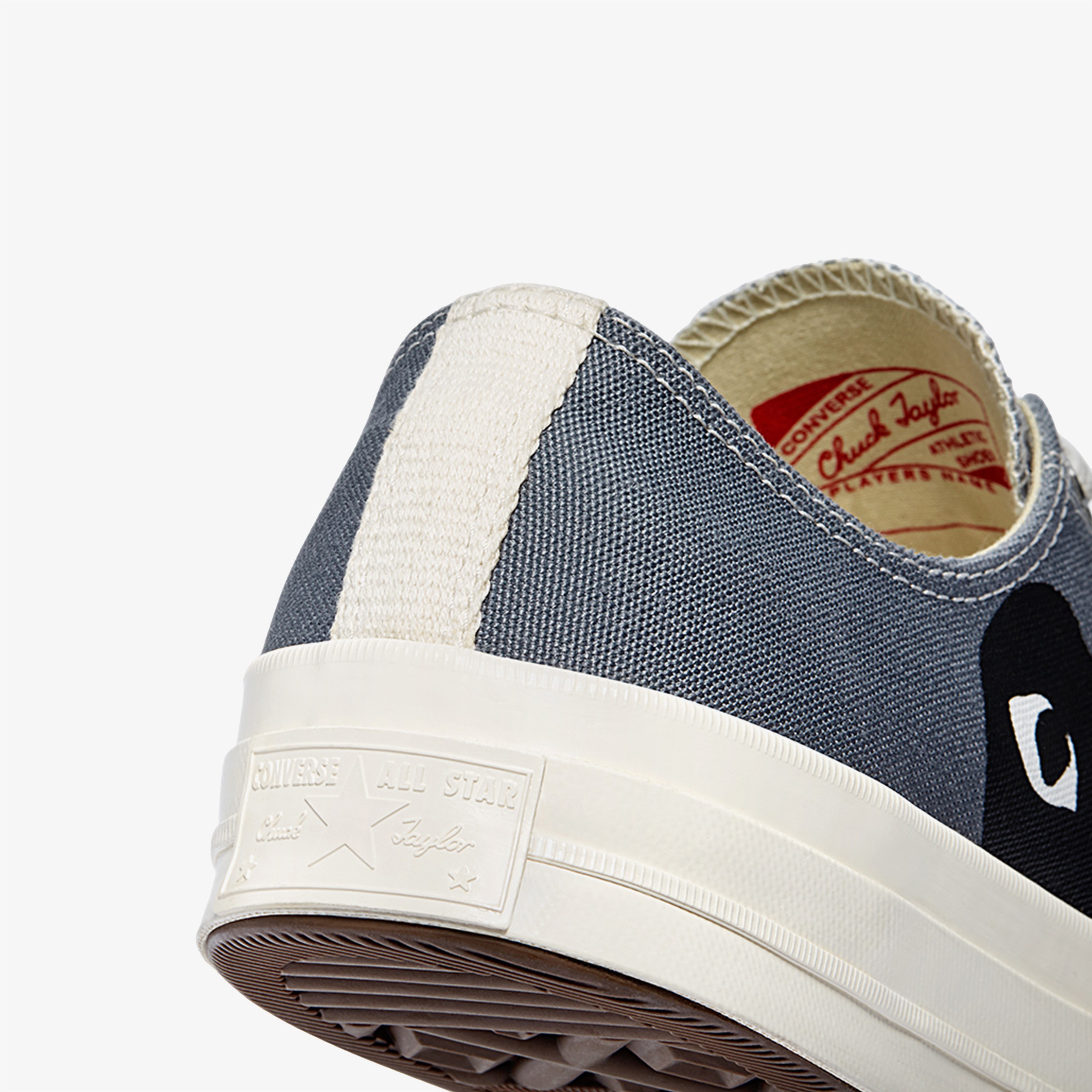 Converse X Comme Des Garçons Play Chuck 70 Unisex Gri Sneaker