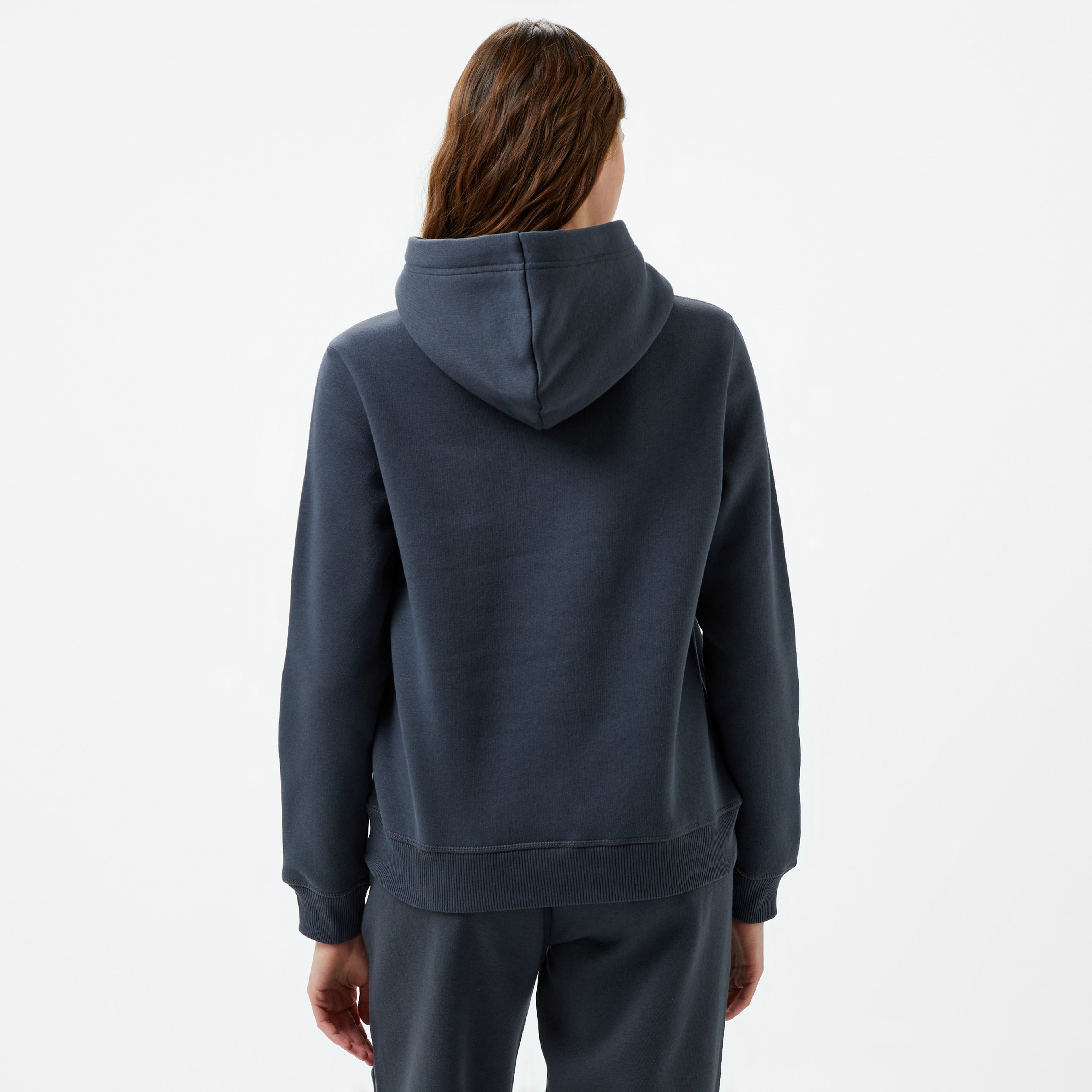 Calvin Klein Jeans Monologo Regular Kadın Siyah Hoodie