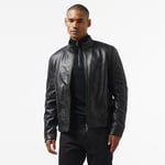 Calvin Klein Lamp Nappa Slw Padded Biker Erkek Siyah Biker Ceket