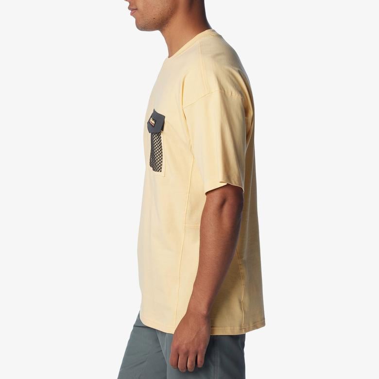 Columbia Painted Peak Knit Top Erkek Sarı T-Shirt