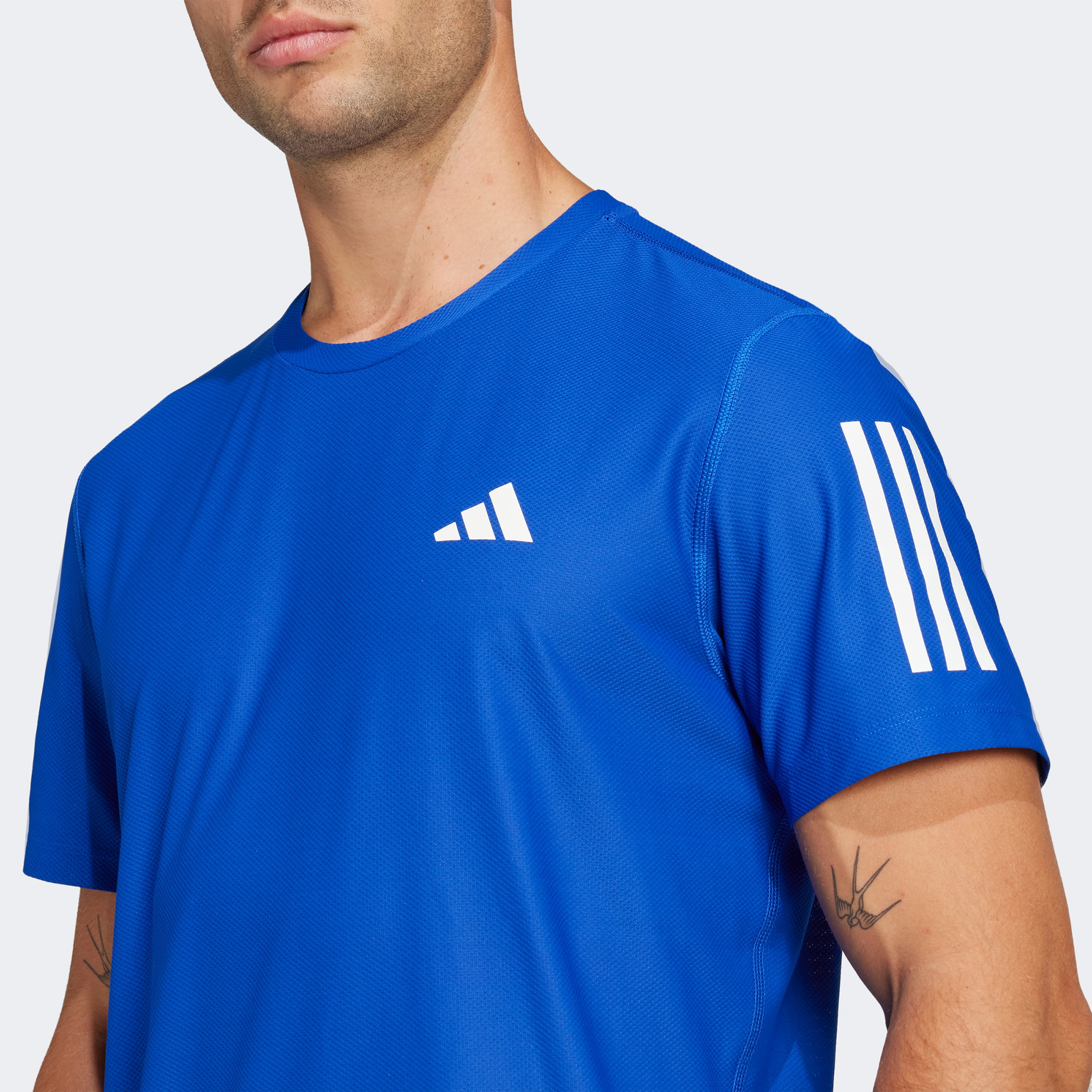 Adidas Erkek Mavi T-Shirt