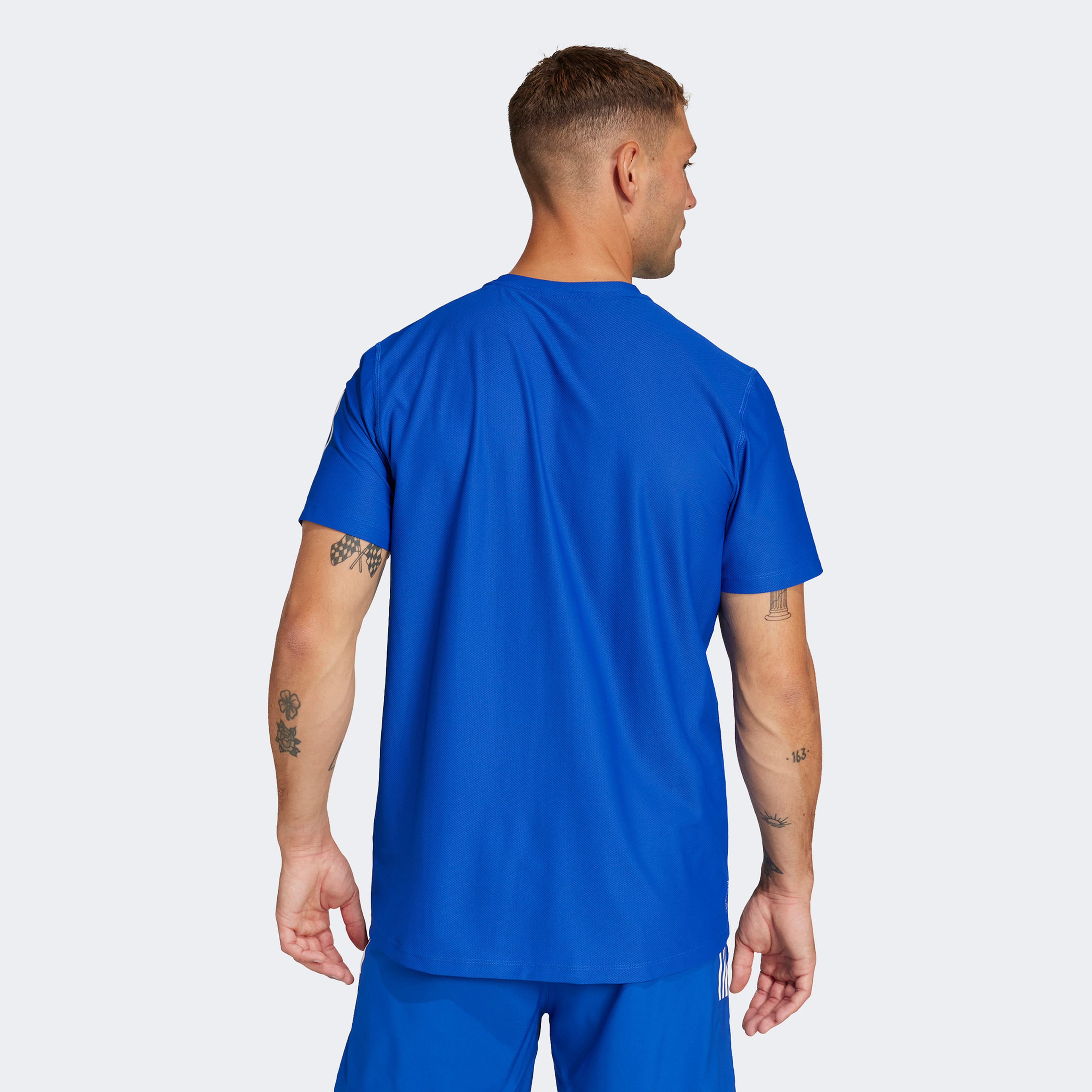 Adidas Erkek Mavi T-Shirt