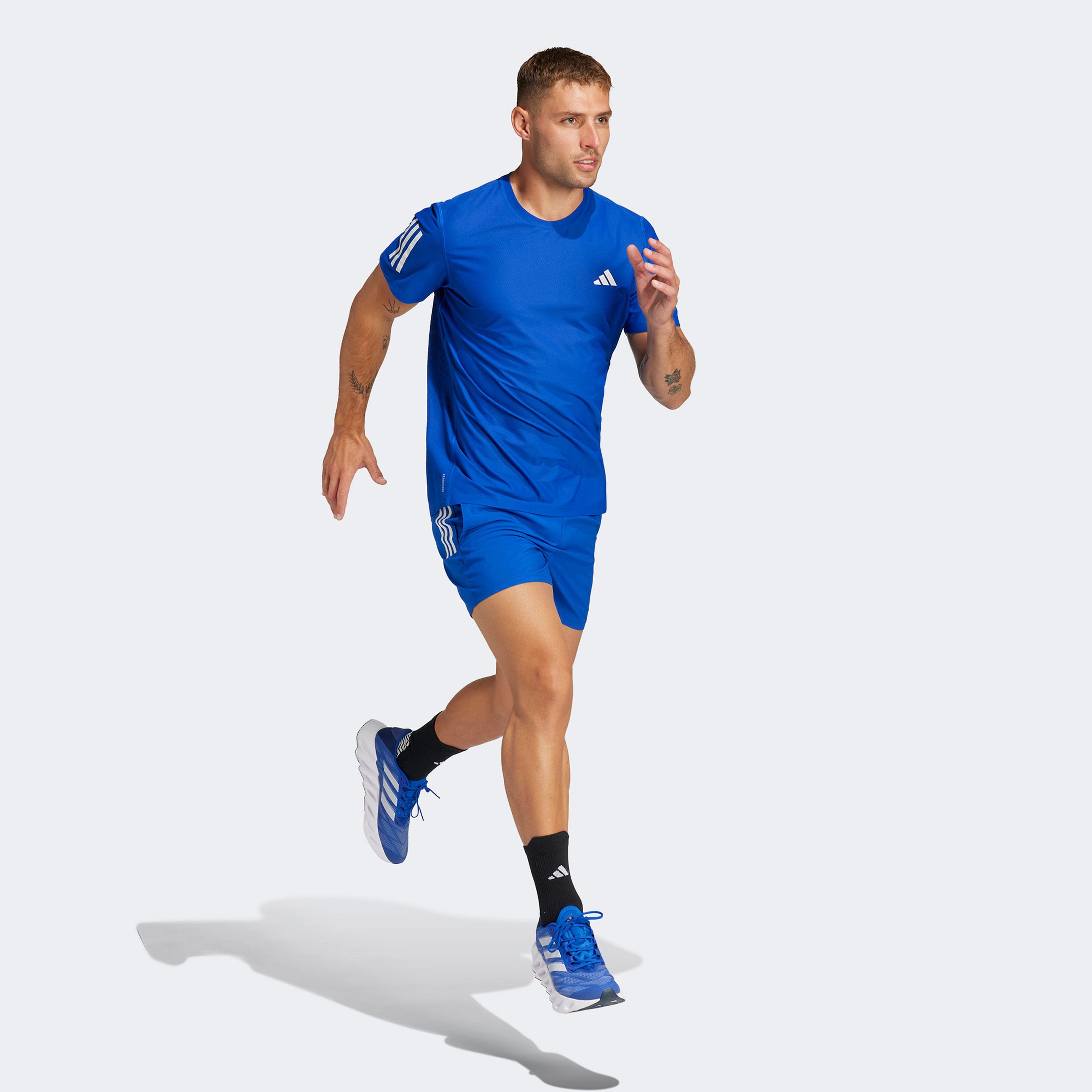 Adidas Erkek Mavi T-Shirt