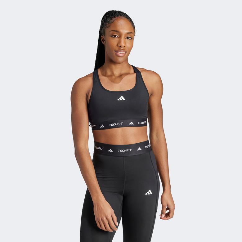 adidas Techfit Kadın Siyah Antrenman Bra