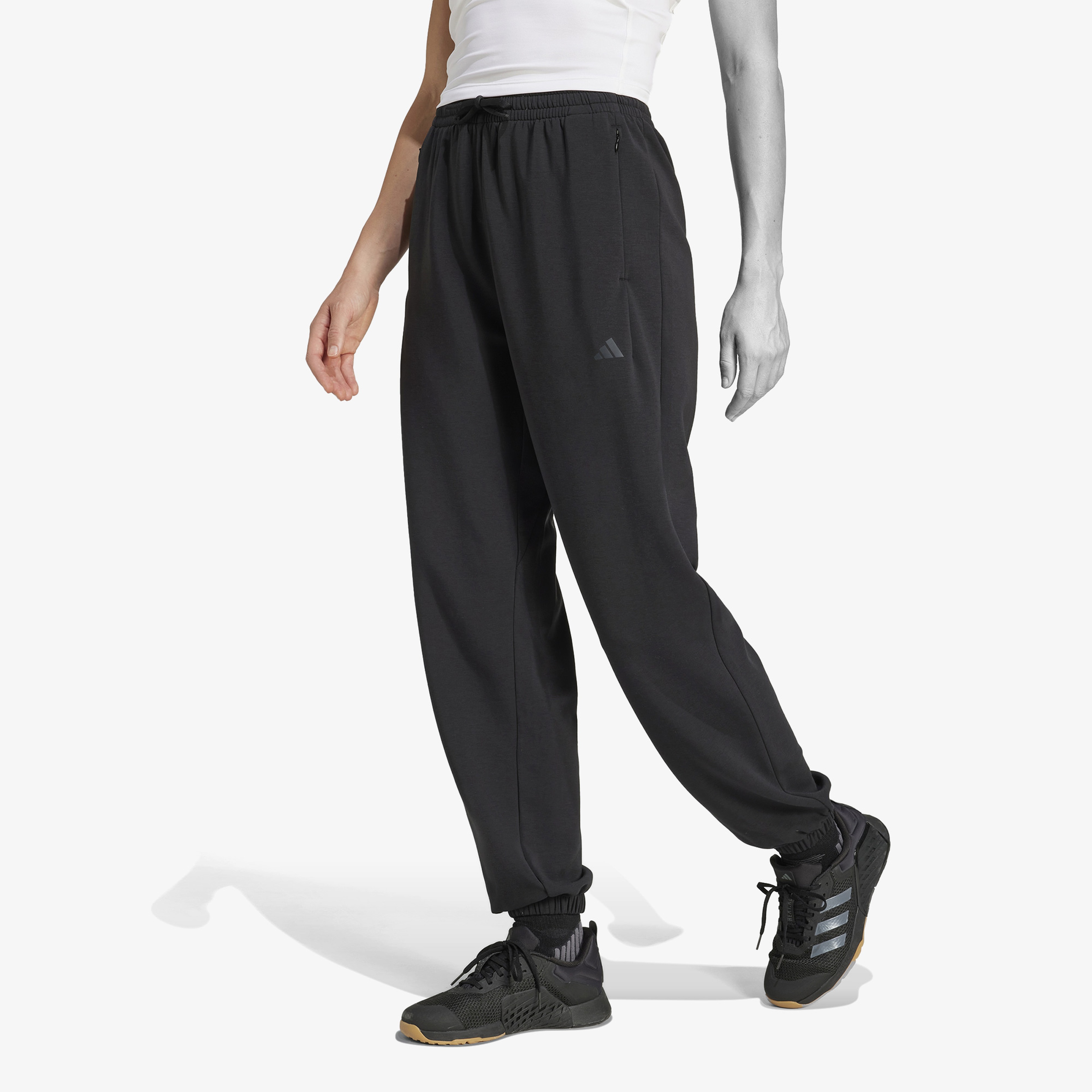 adidas Designed For Training Crew Kadın Siyah Antrenman Eşofman Altı