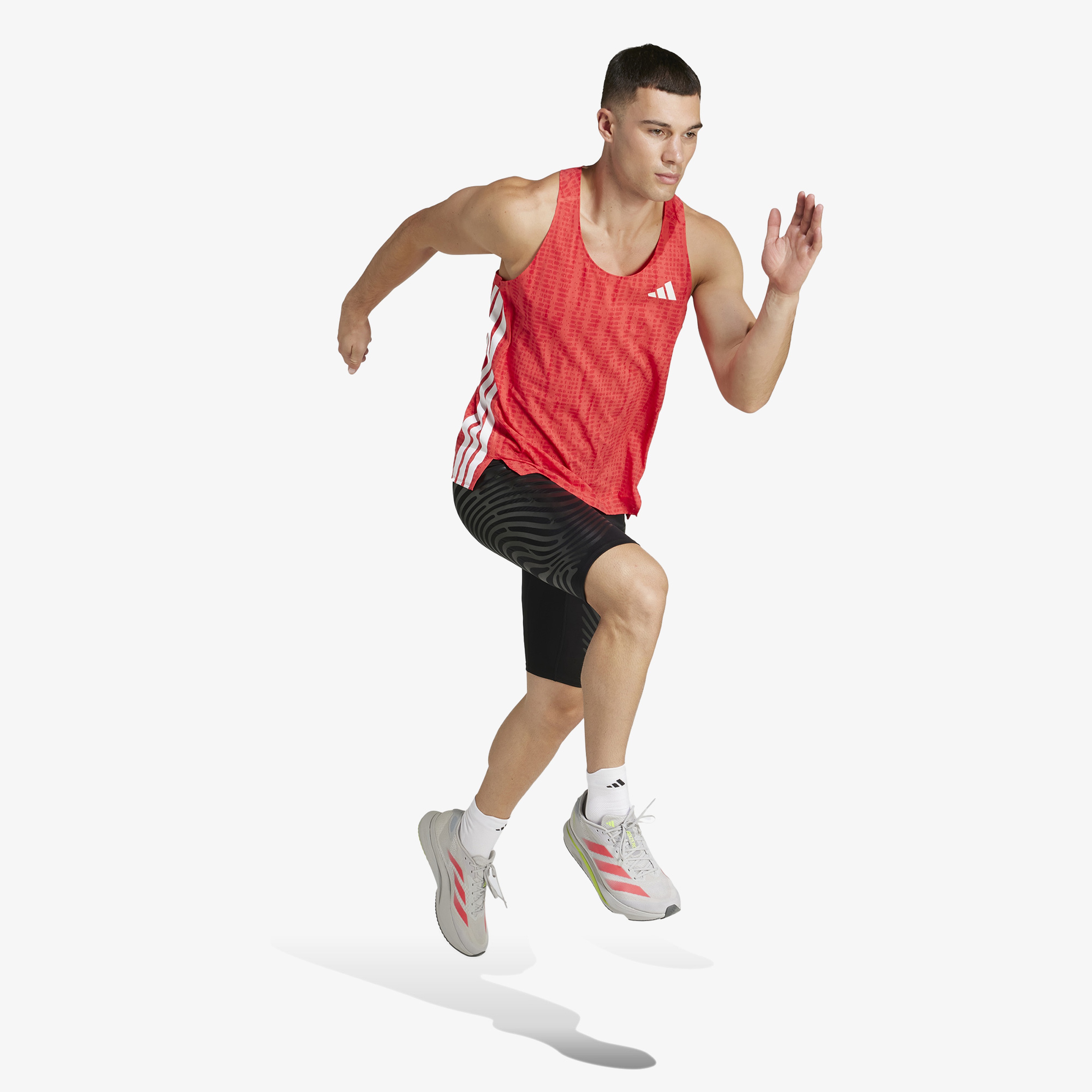 adidas Adizero Running Erkek Kırmızı Koşu Atlet