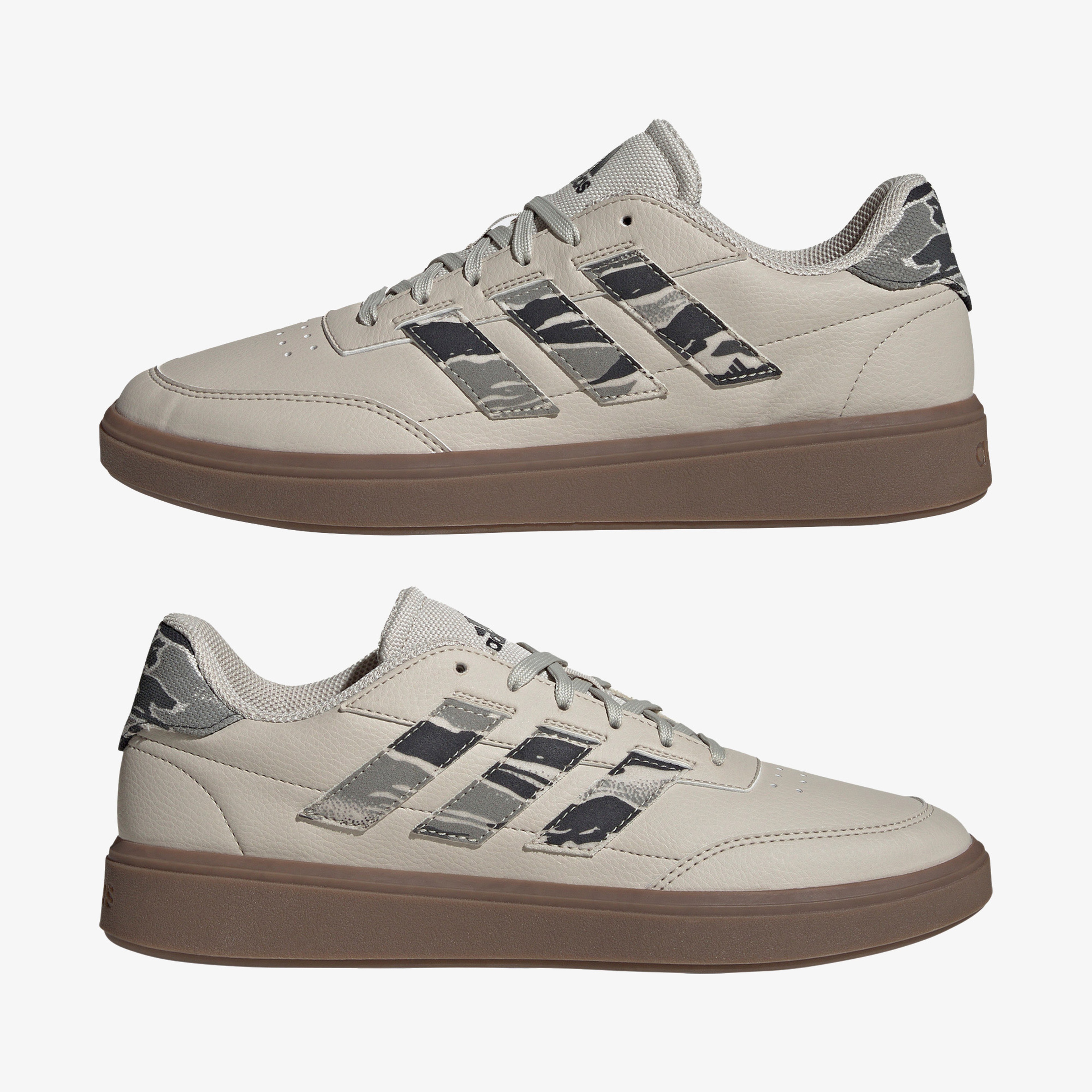 adidas Courtblock Erkek Bej Sneaker