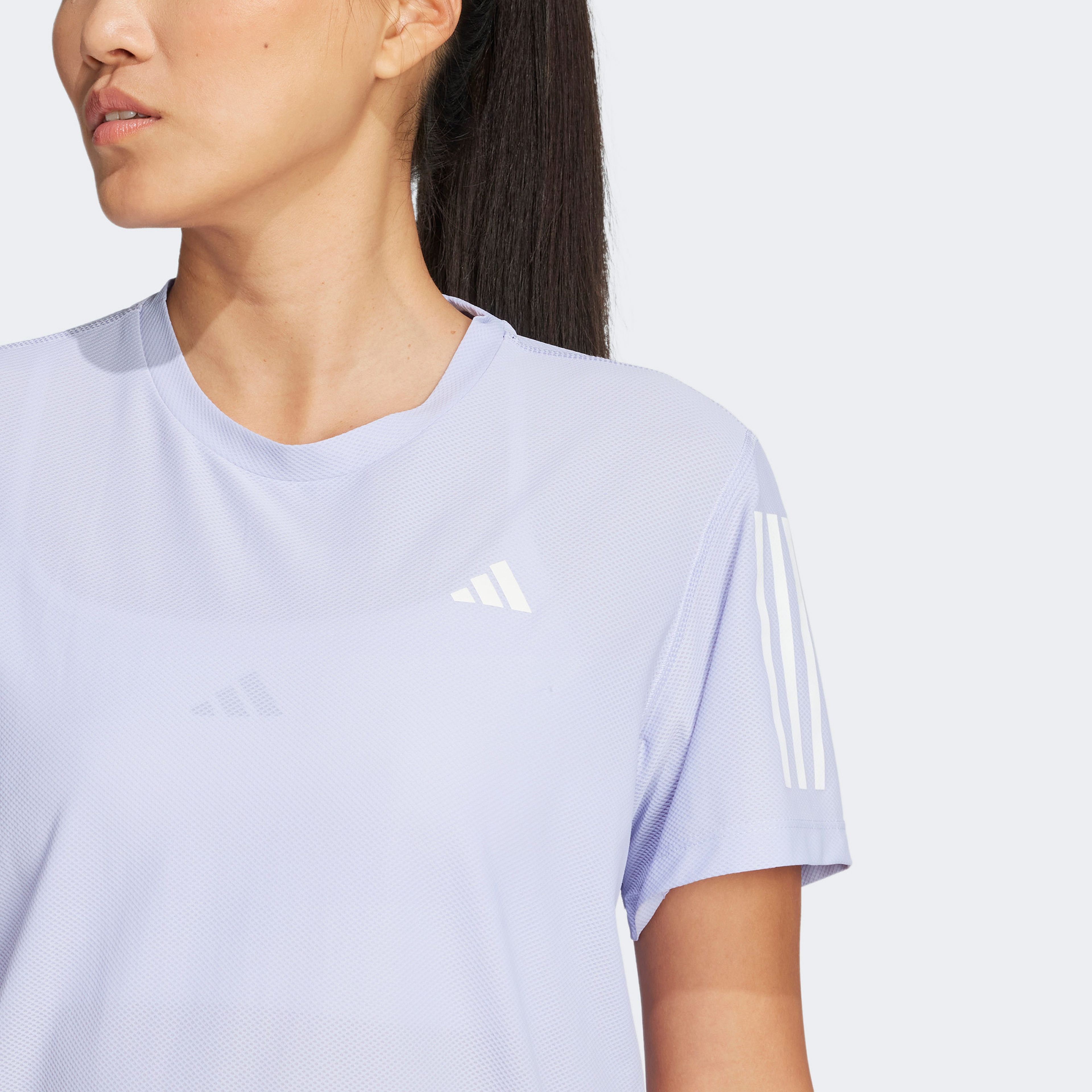 adidas Own The Run Kadın Mor Koşu T-Shirtü