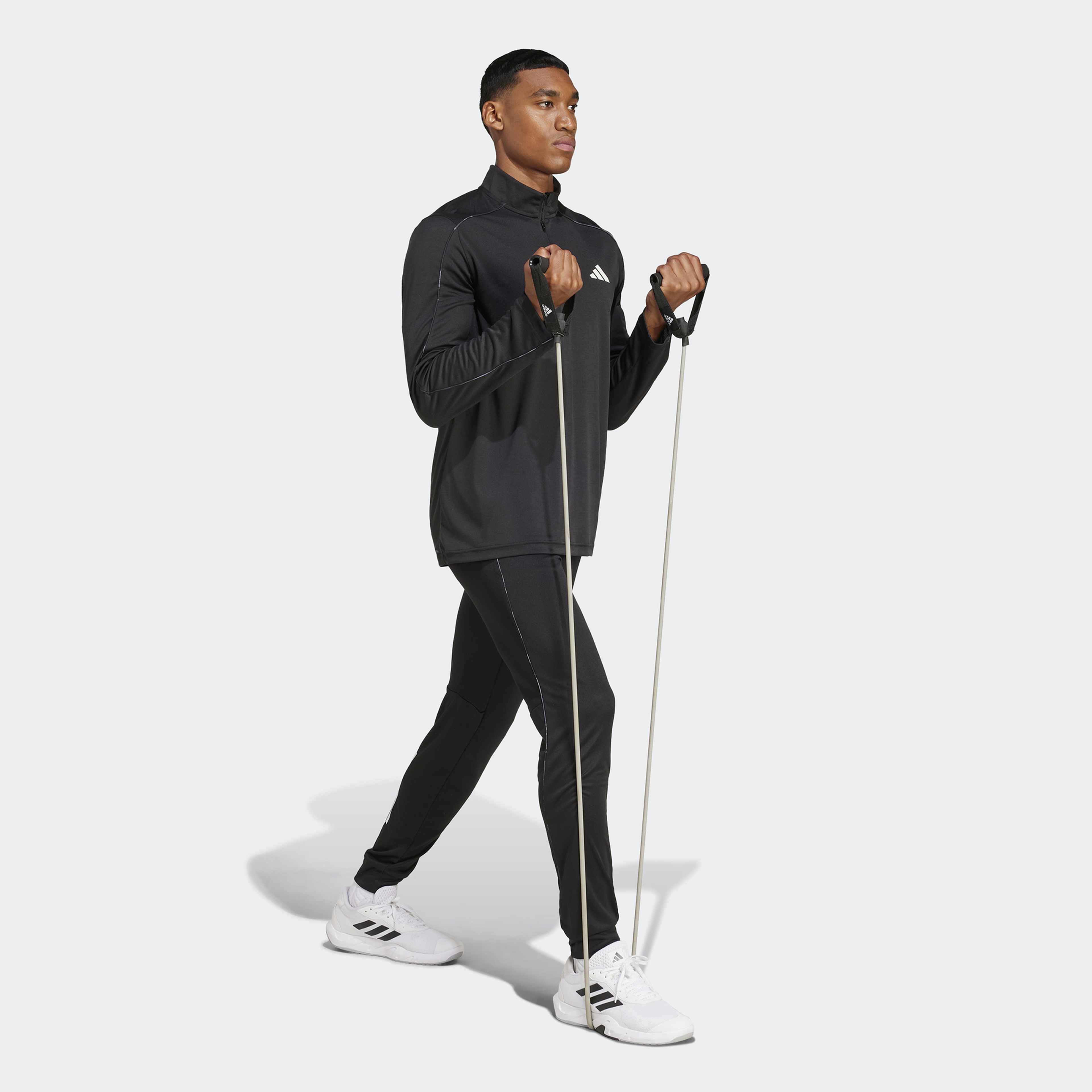 adidas Essentials Camo Erkek Siyah Eşofman Altı