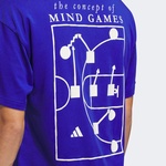adidas Basketball Graphic Erkek Mavi T-Shirt