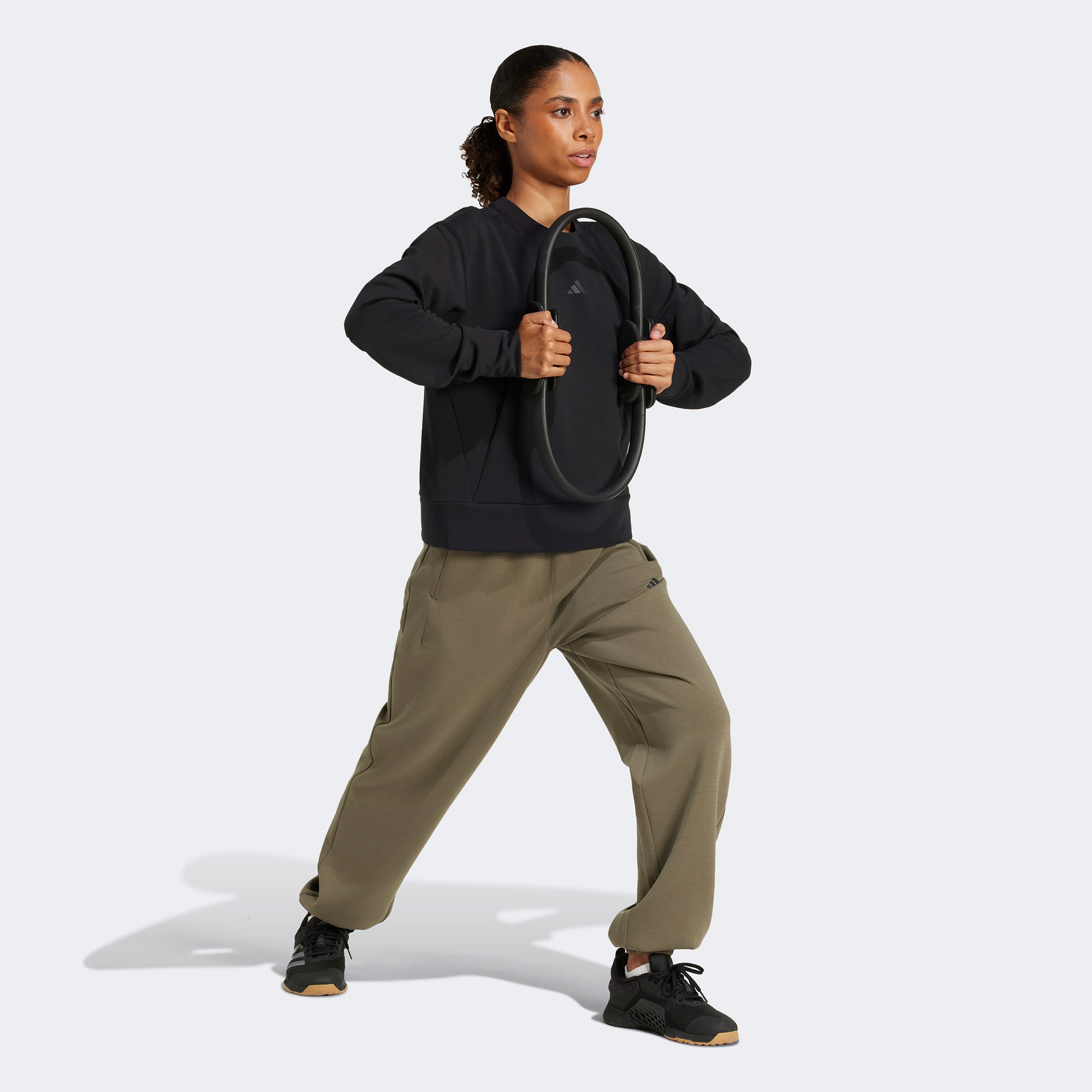 adidas Designed For Warm Up Kadın Yeşil Eşofman Altı