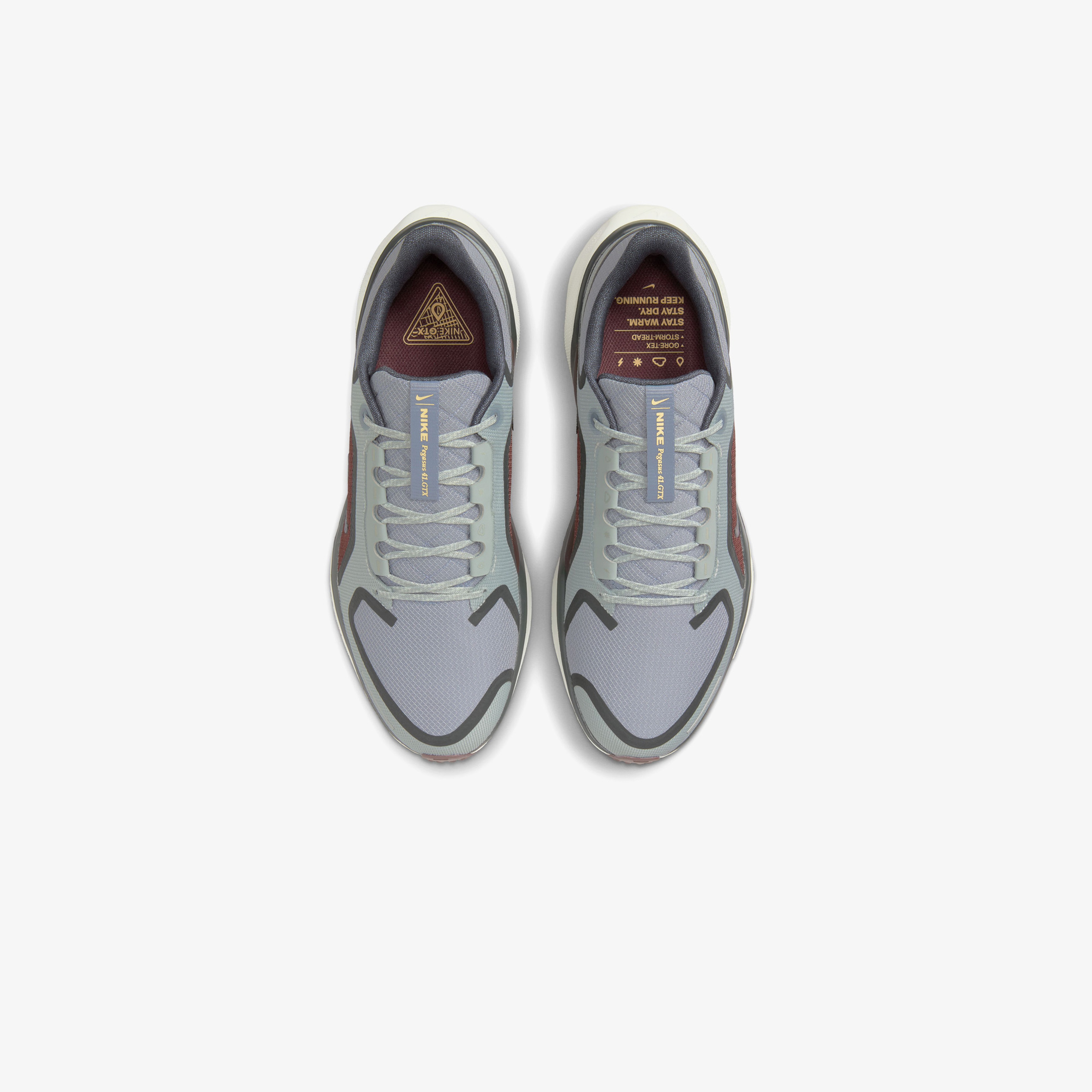 Nike Pegasus 41 Gore Tex Erkek Gri Koşu Ayakkabısı